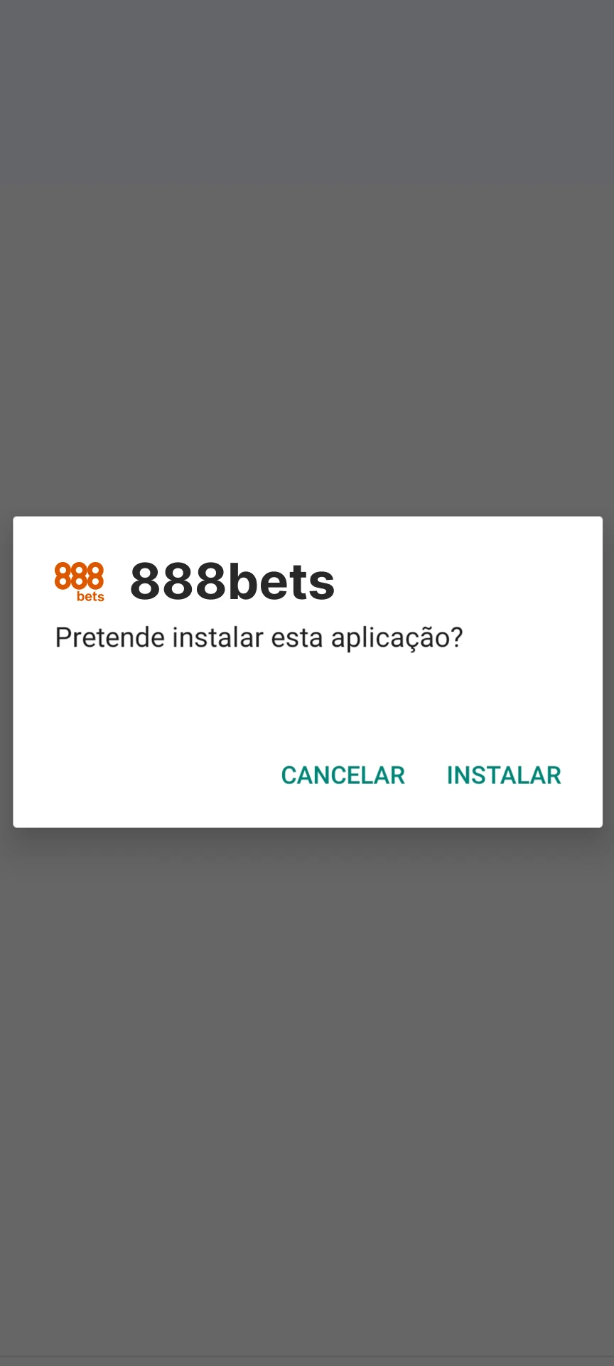 Você deve instalar o aplicativo 888bet para Android.