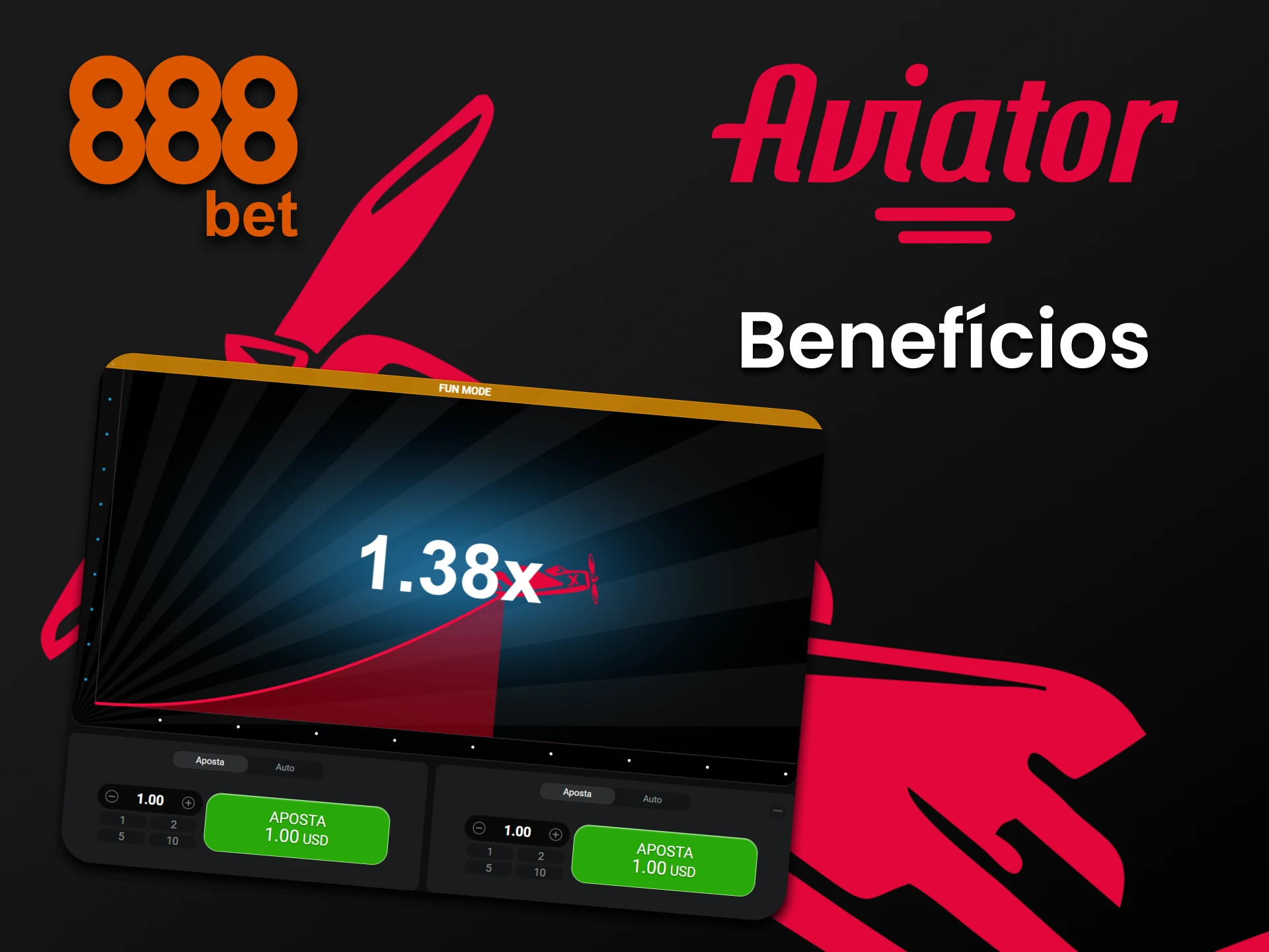 Descubra os benefícios de escolher o 888bet para o Aviator.