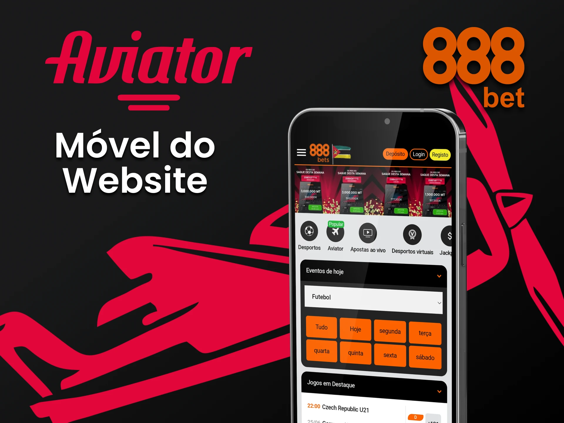 Use a versão móvel do 888bet para jogar Aviator.