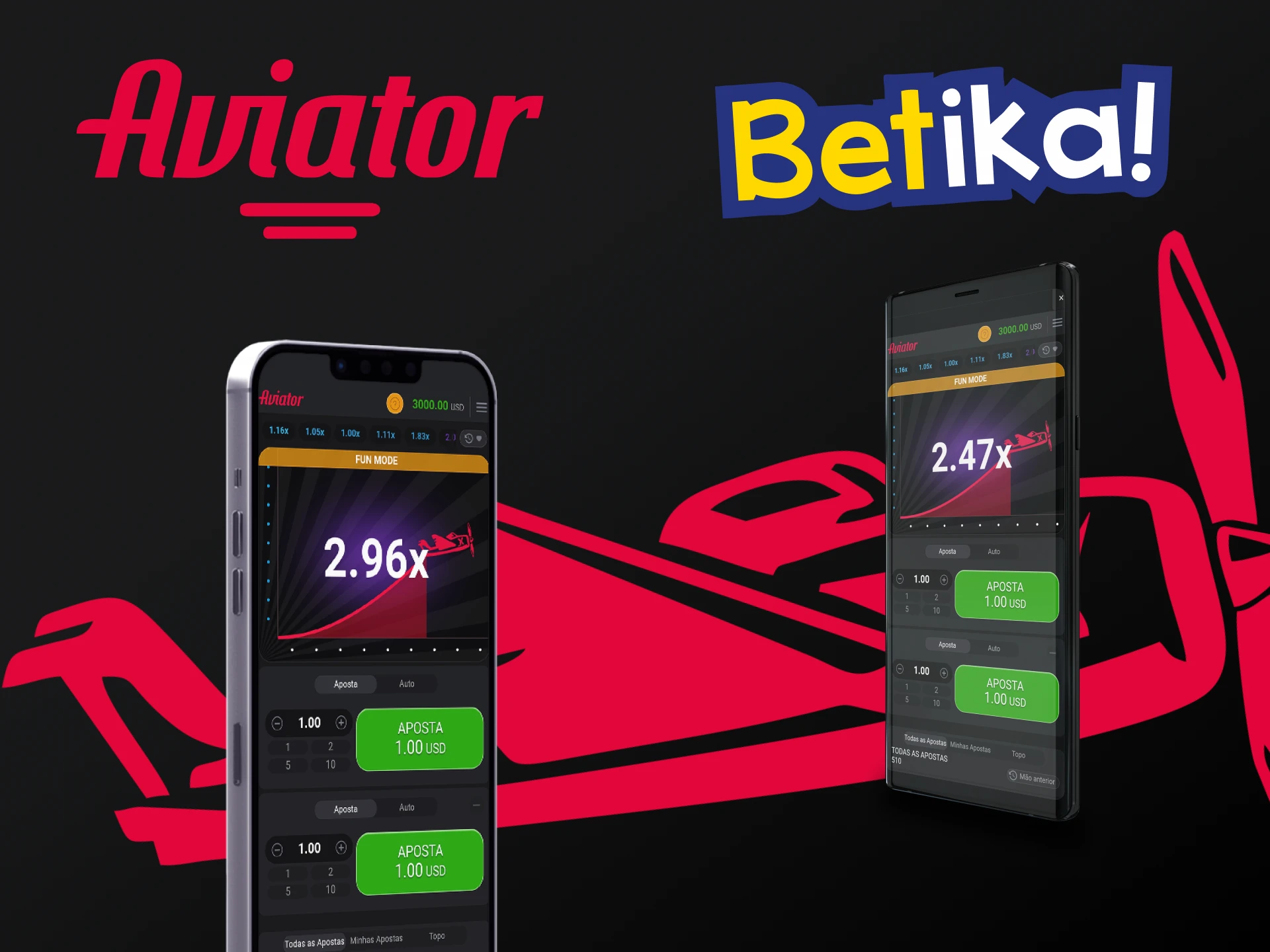 Escolha a opção certa para jogar Aviator no Betika.