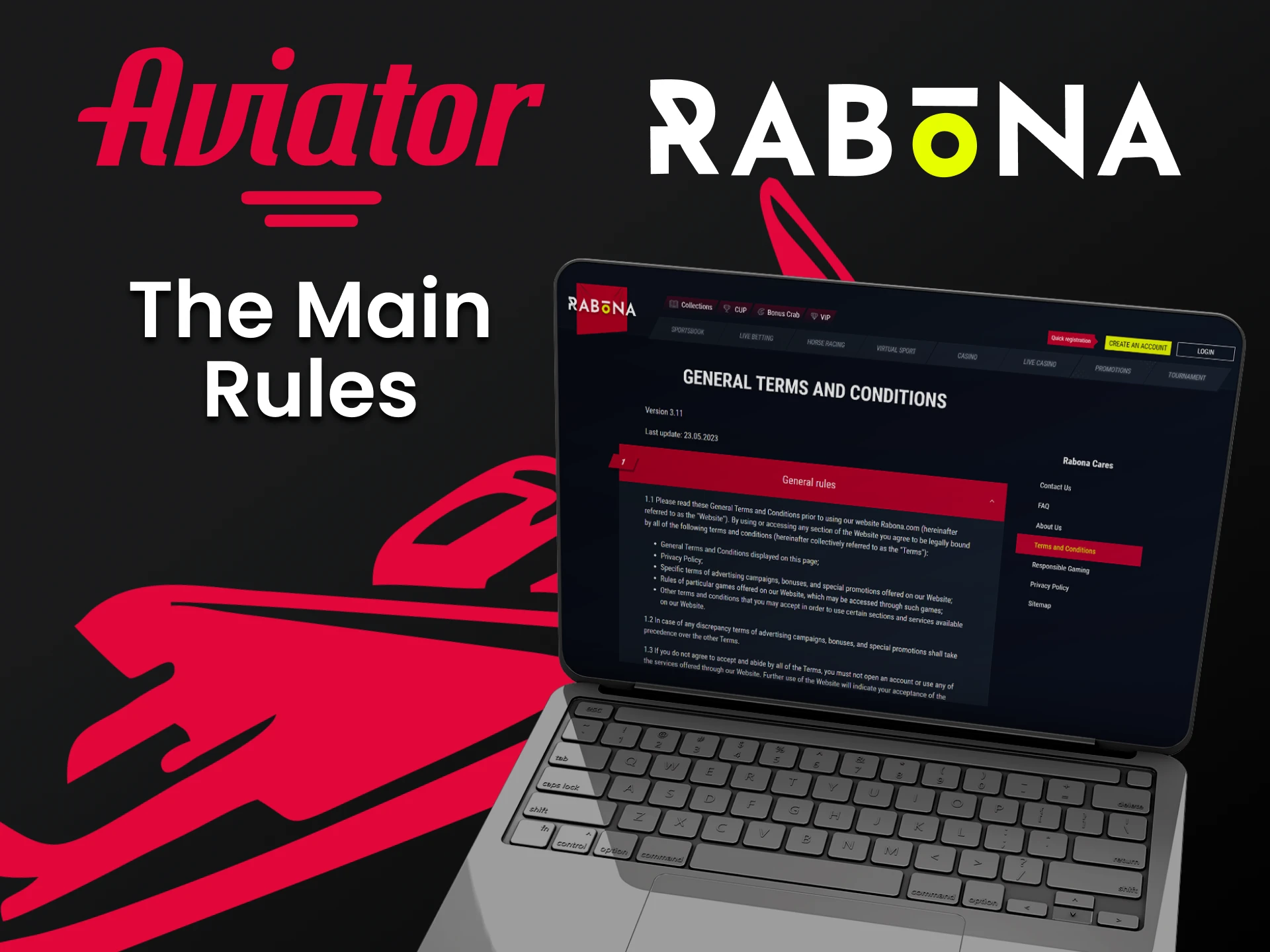 Learn about the rules of the Rabona site.