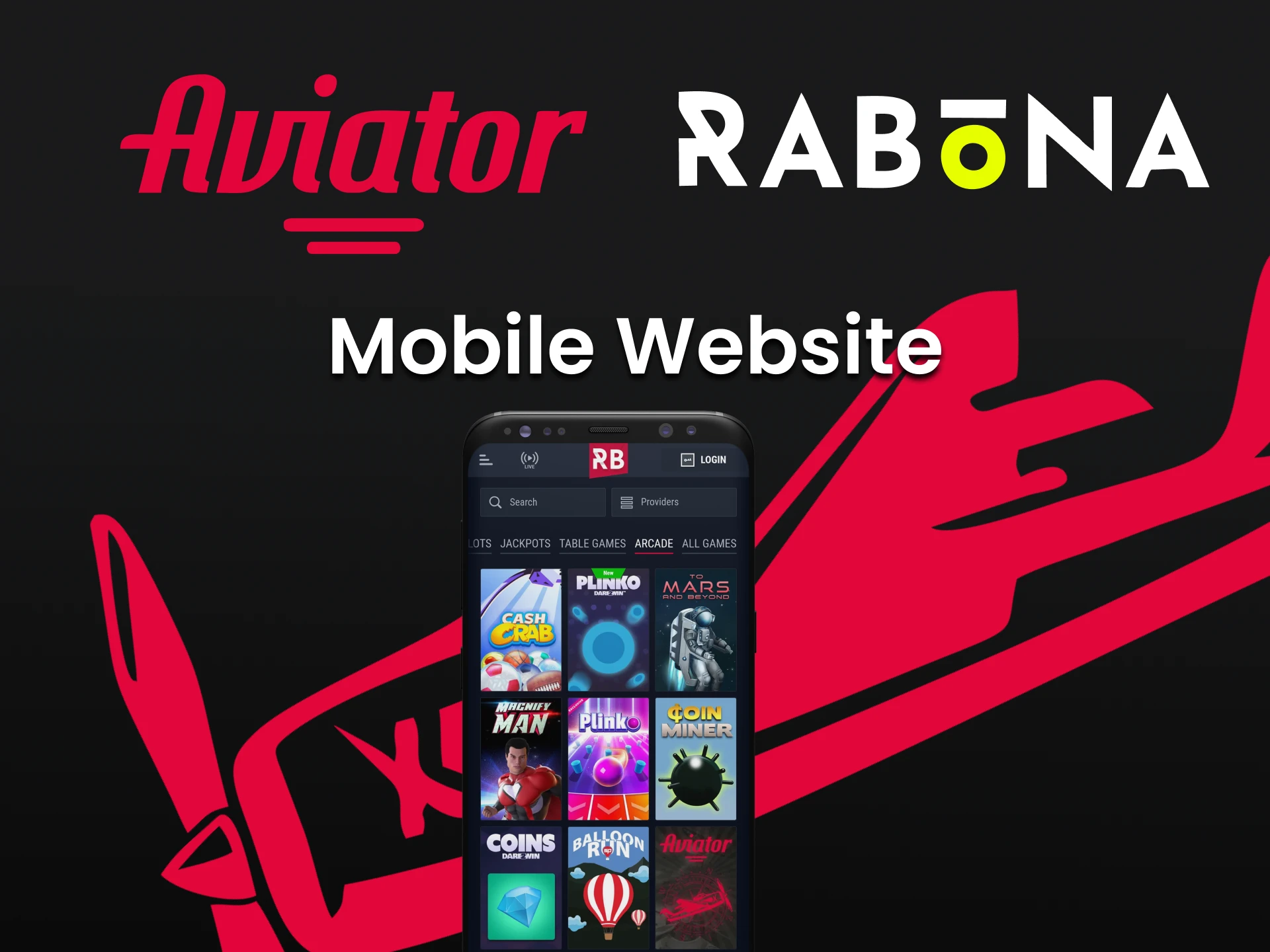 Você pode usar seu telefone para jogar Aviator no site Rabona.