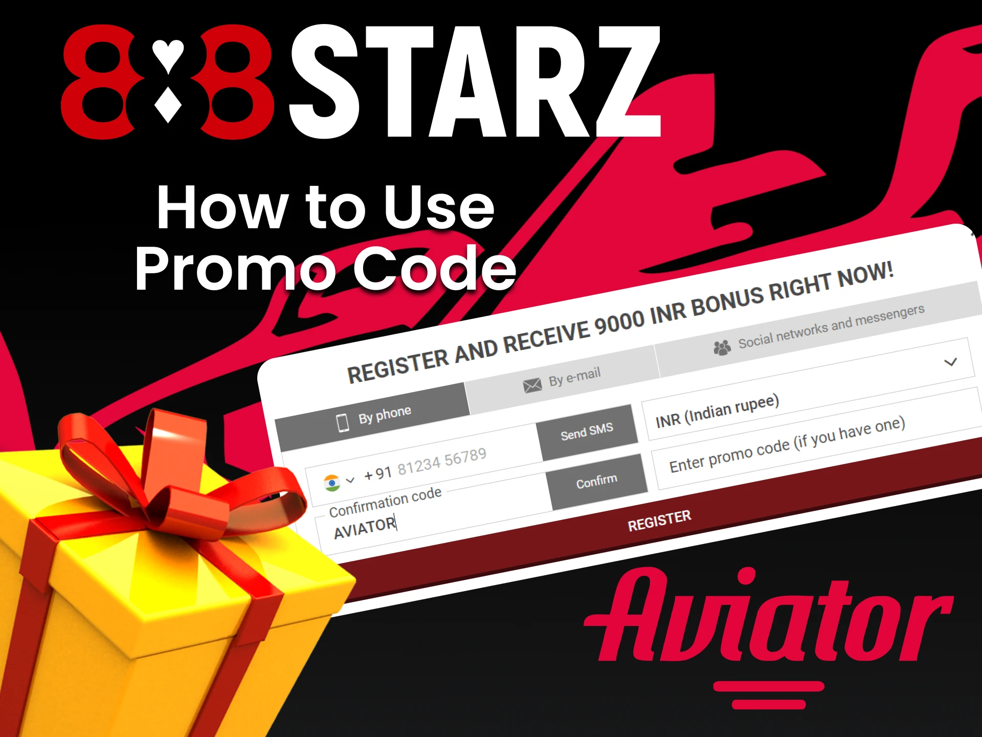 Learn how to apply and use a promo code for Aviator from 888starz.