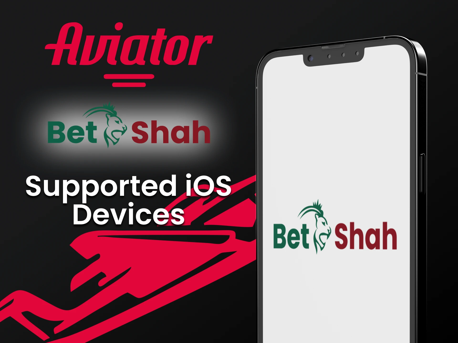 Use the BetShah app on iOS devices to play Aviator.