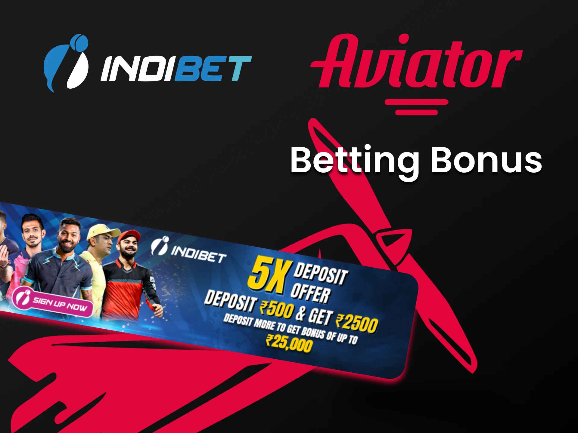 Get a betting bonus from Indibet.