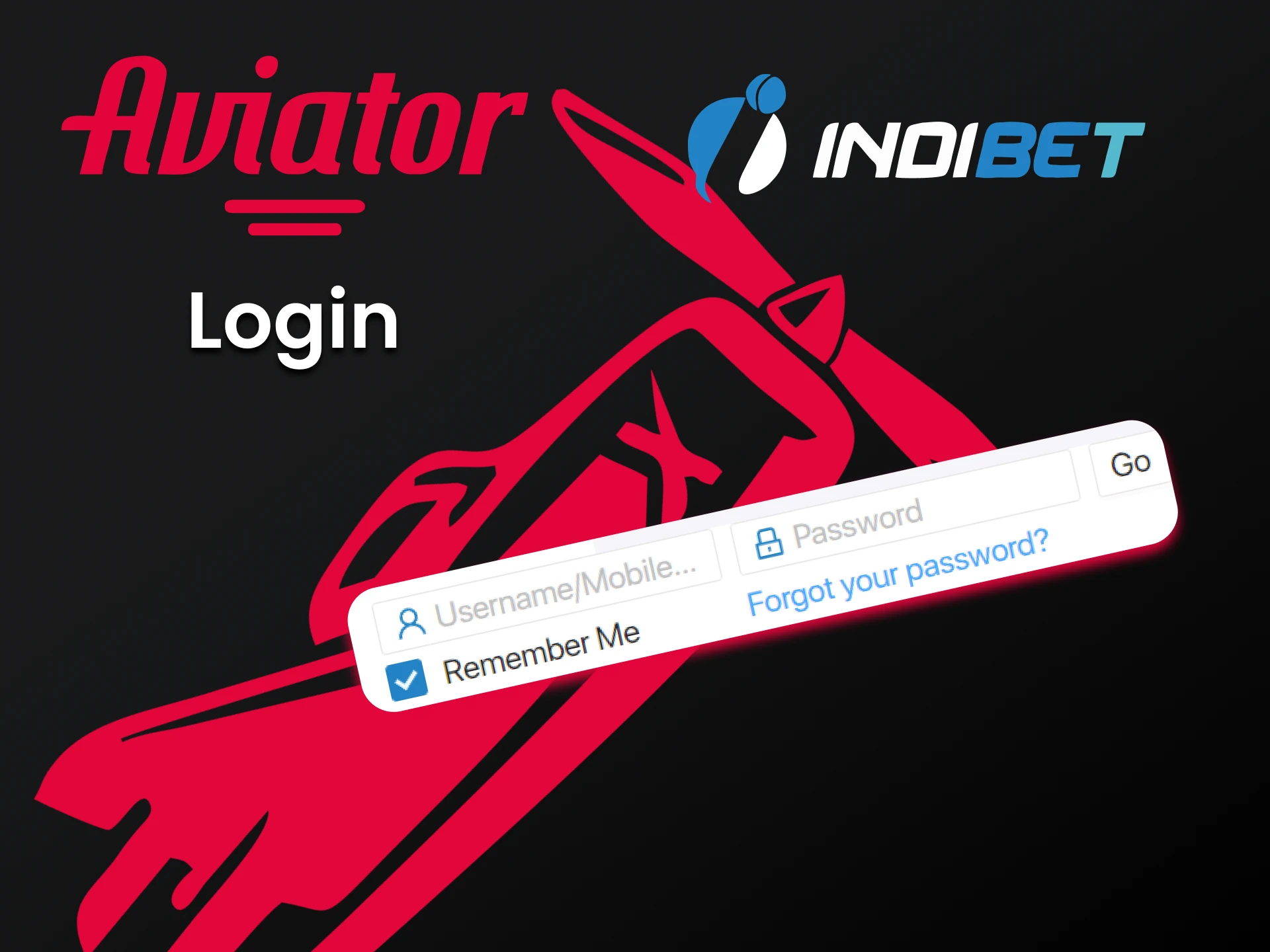 Login to your Indibet account to play Aviator.