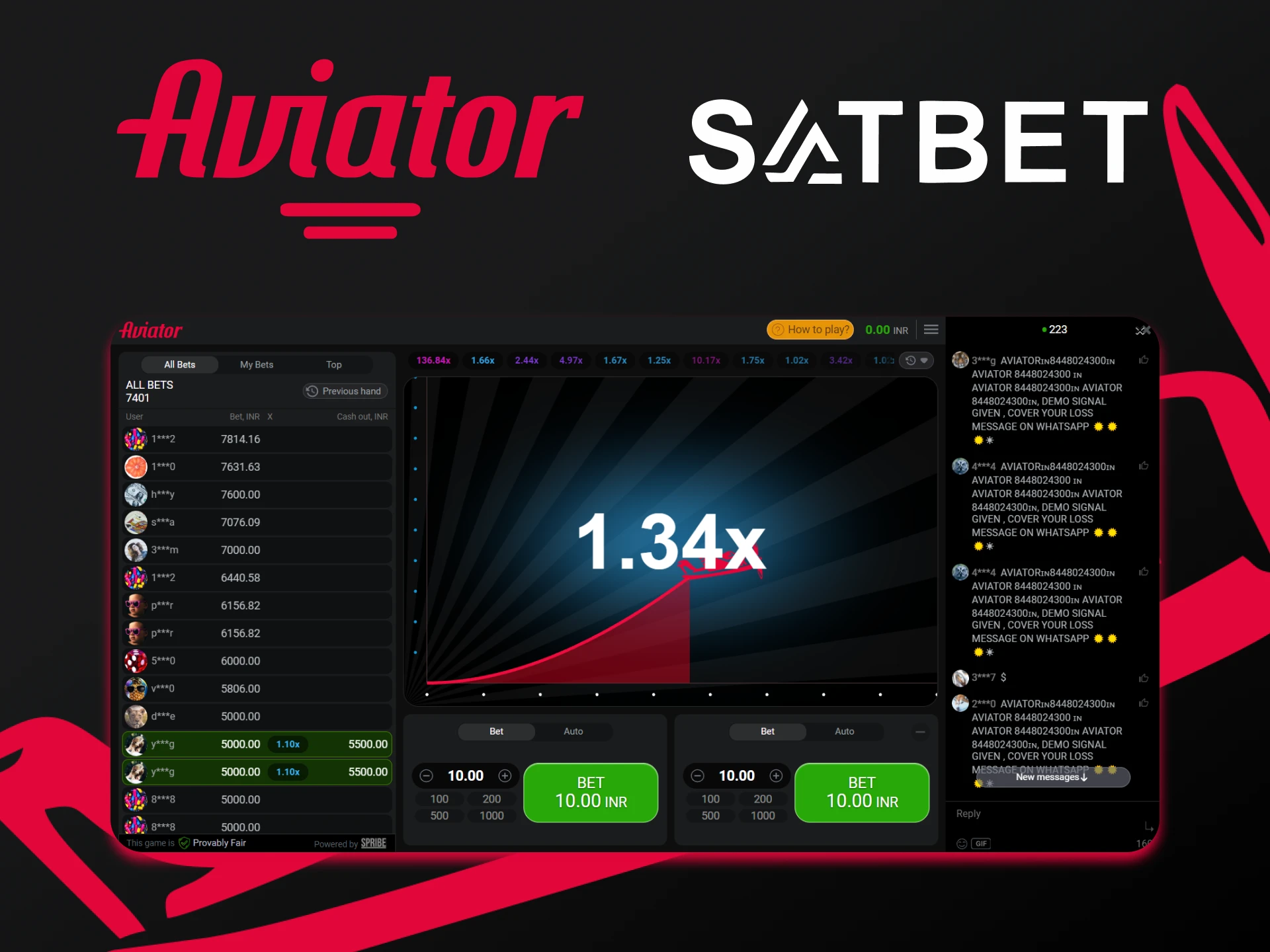 We will tell you all about the game Aviator on Satbet.