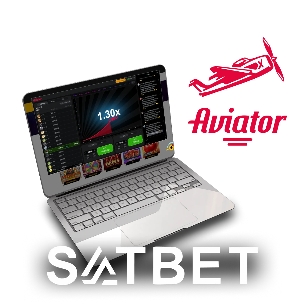 Choose Satbet site to play Aviator.