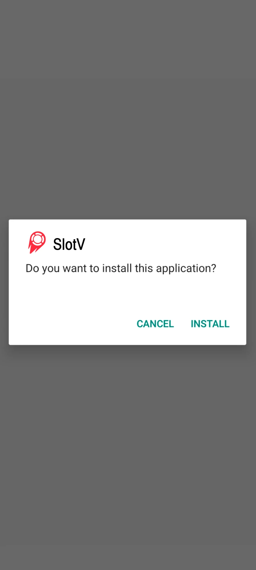 Install the SlotV app on Android.