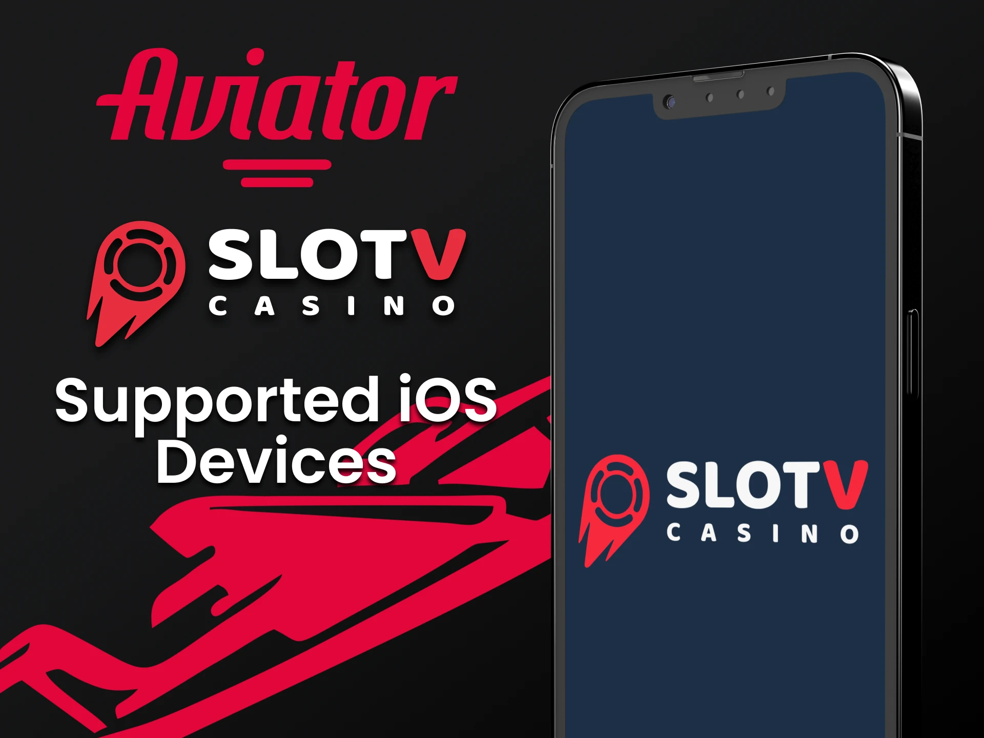 Download the SlotV iOS app to play Aviator.