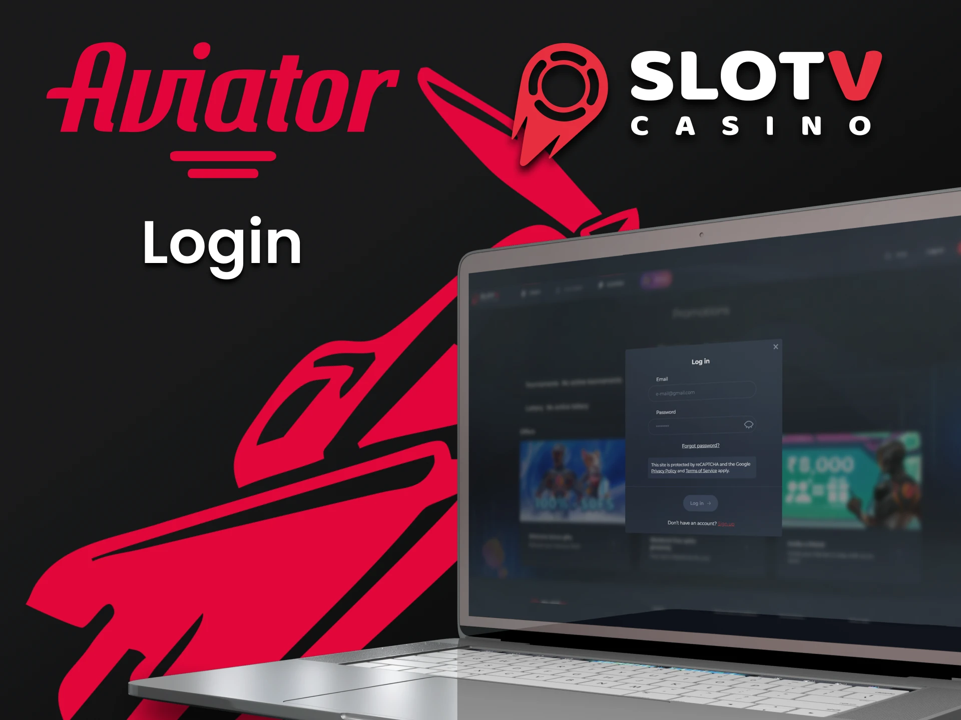 Log in to your personal LostV account to play Aviator.