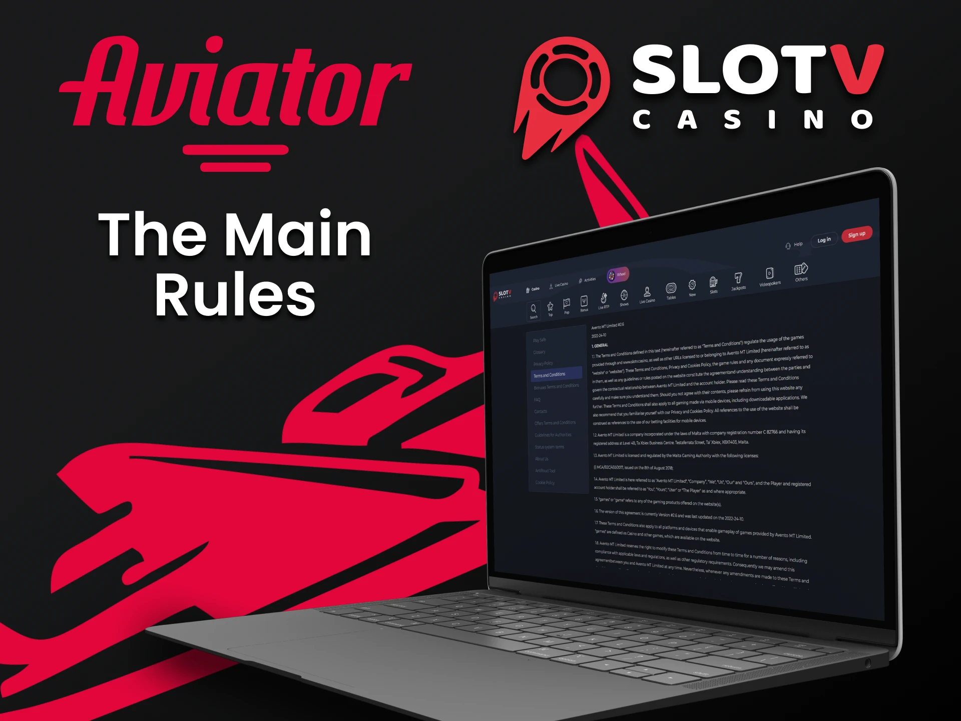 Learn the rules of the SlotV service for playing Aviator.