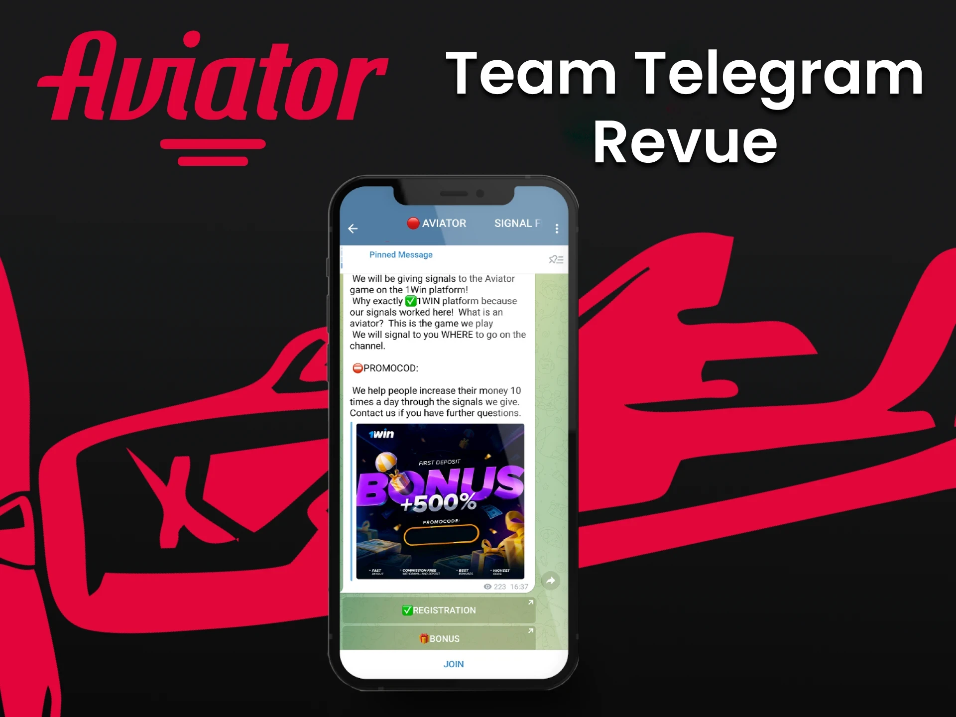 Utilisez Telegram pour augmenter vos chances de gagner dans Aviator.