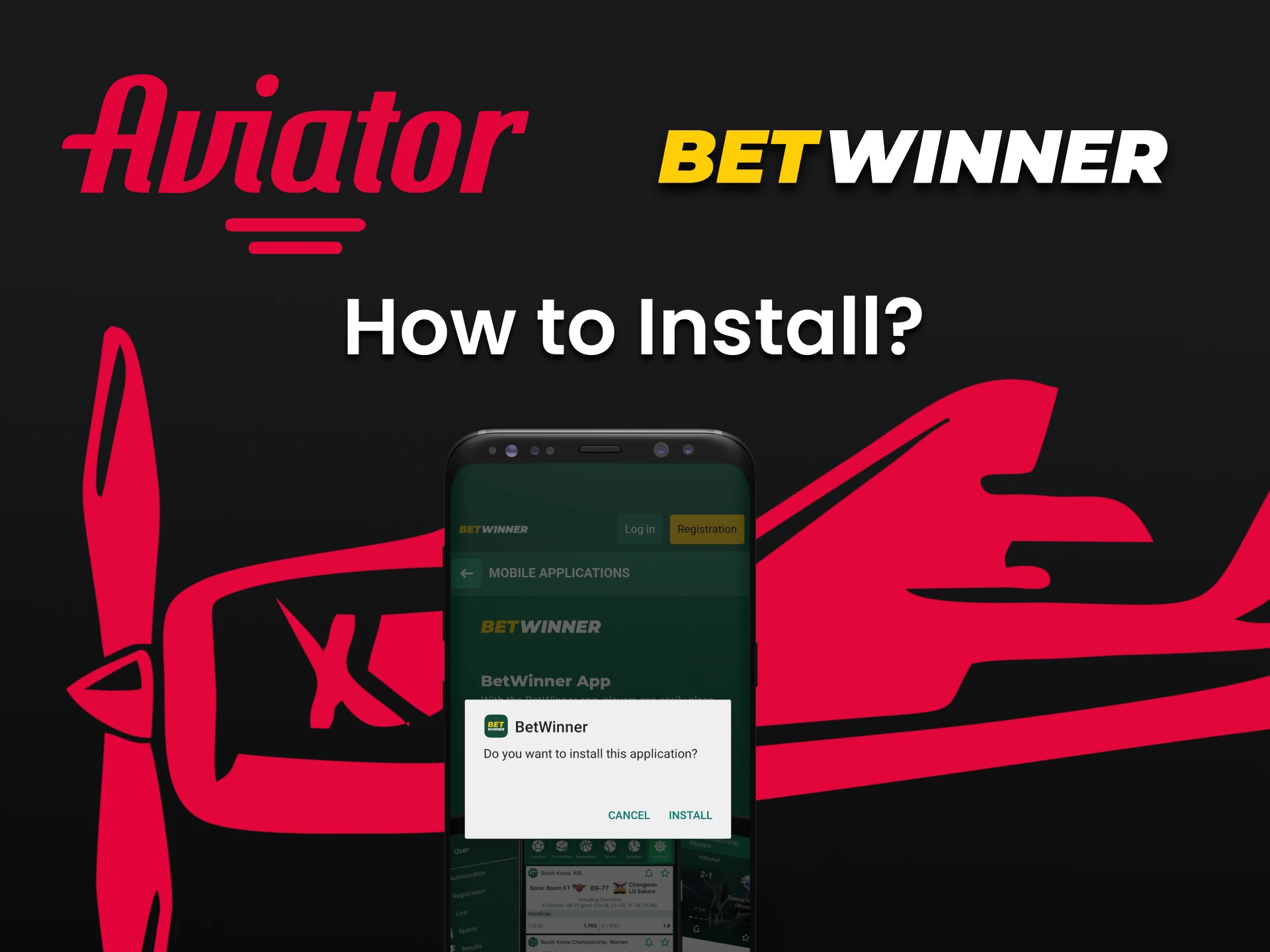 Find out how to install the Betwinner application to play Aviator.