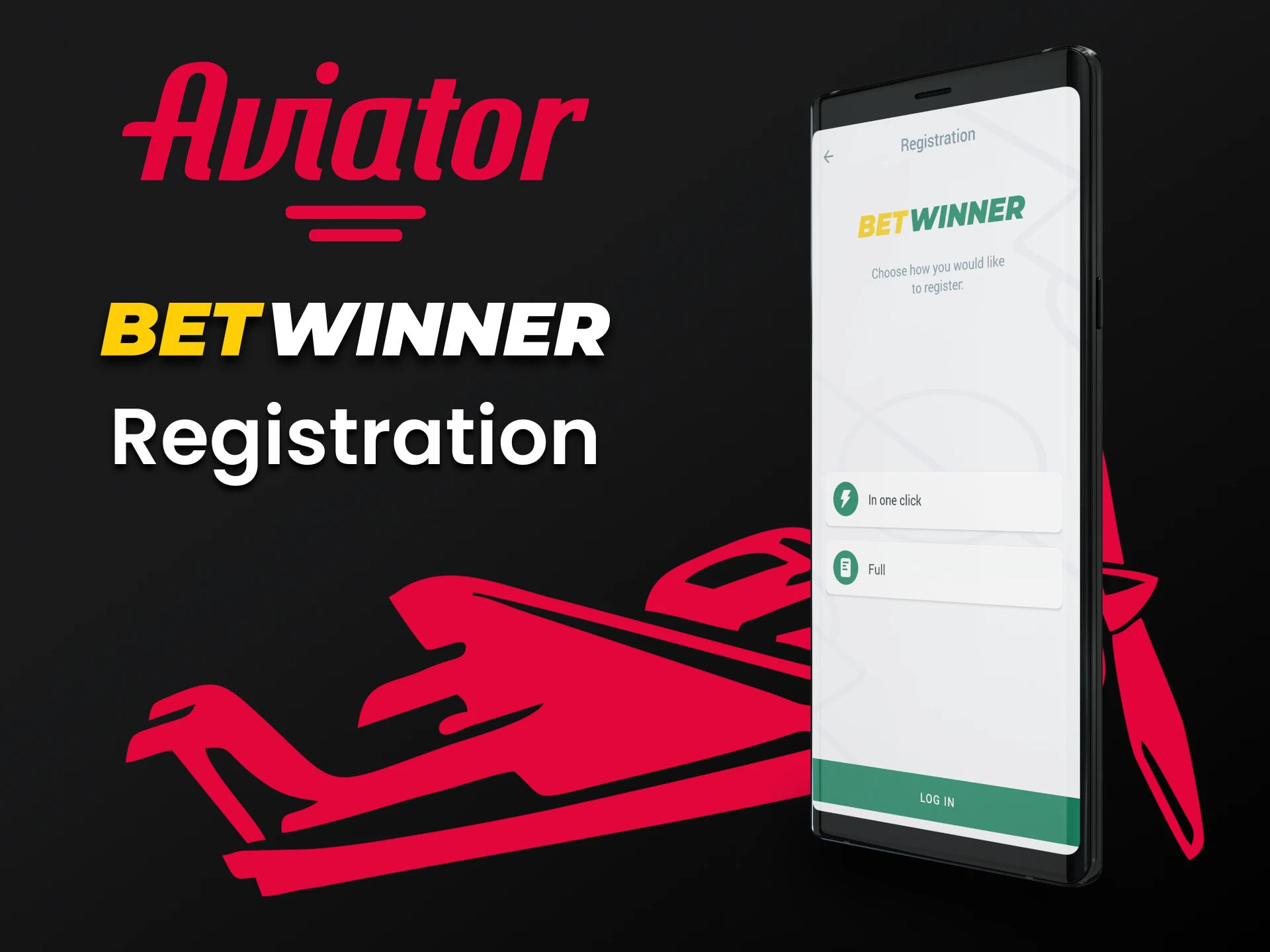 Register in the Betwinner application to play Aviator.