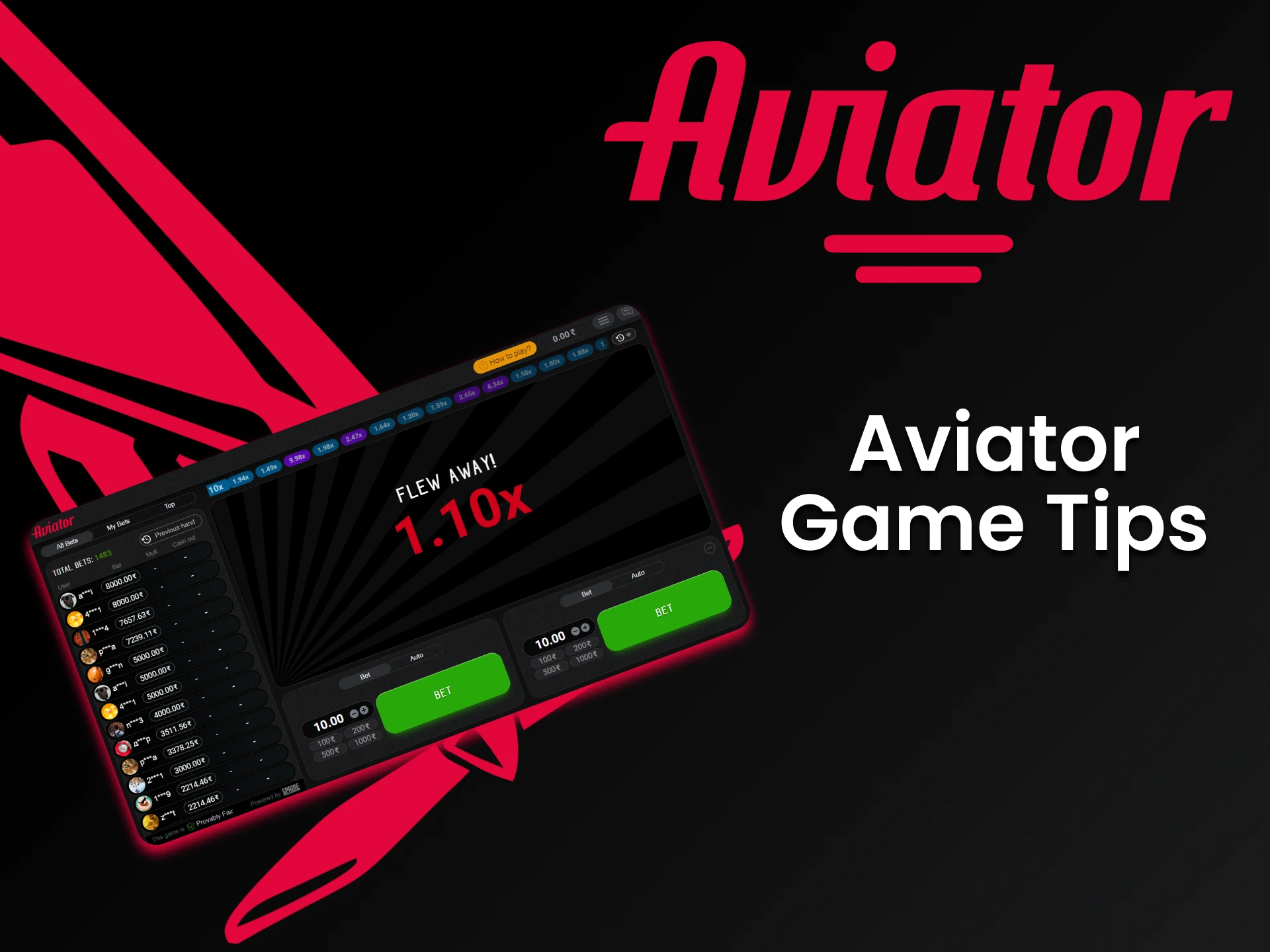 Learn the tips, tricks and experience of other players to win in the Aviator bet game.