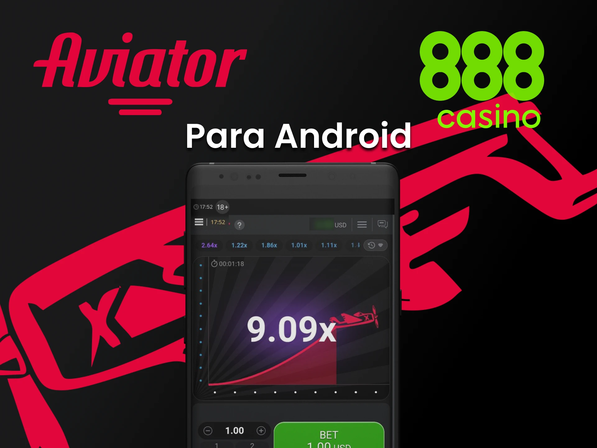 Faça o download do aplicativo 888casino para Android.