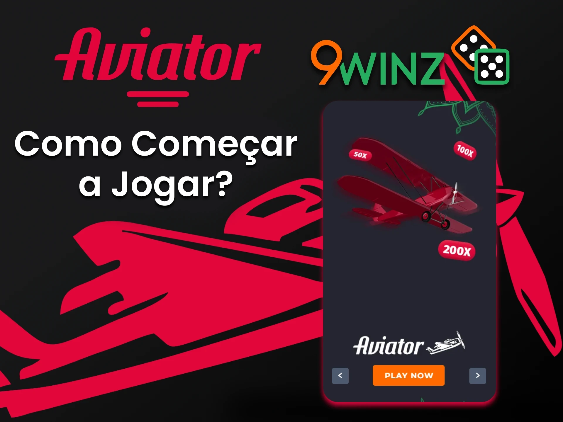 Escolha o jogo Aviator nas seções da 9winz.