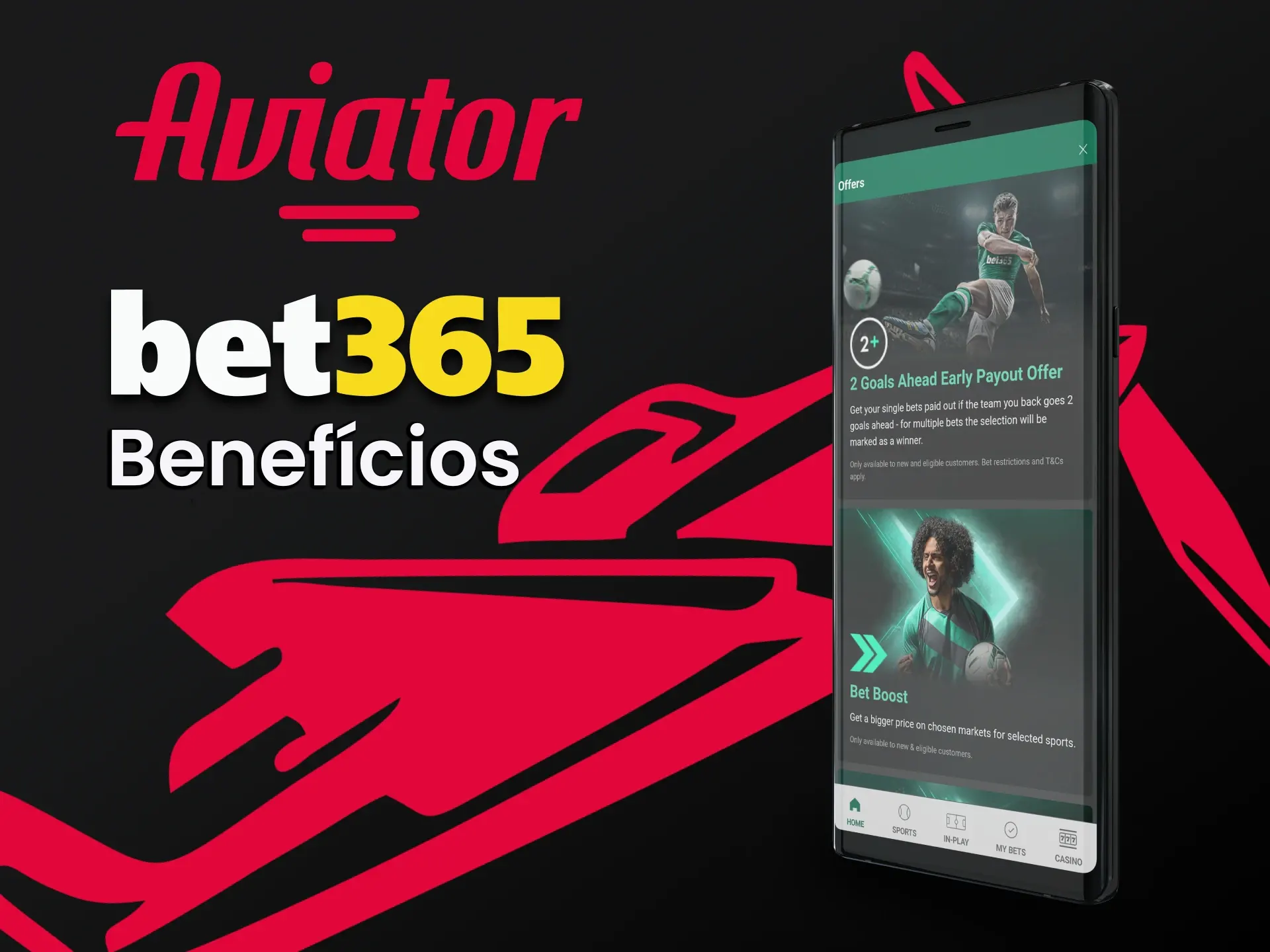 O aplicativo da Bet365 tem muitas vantagens para jogar Aviator.