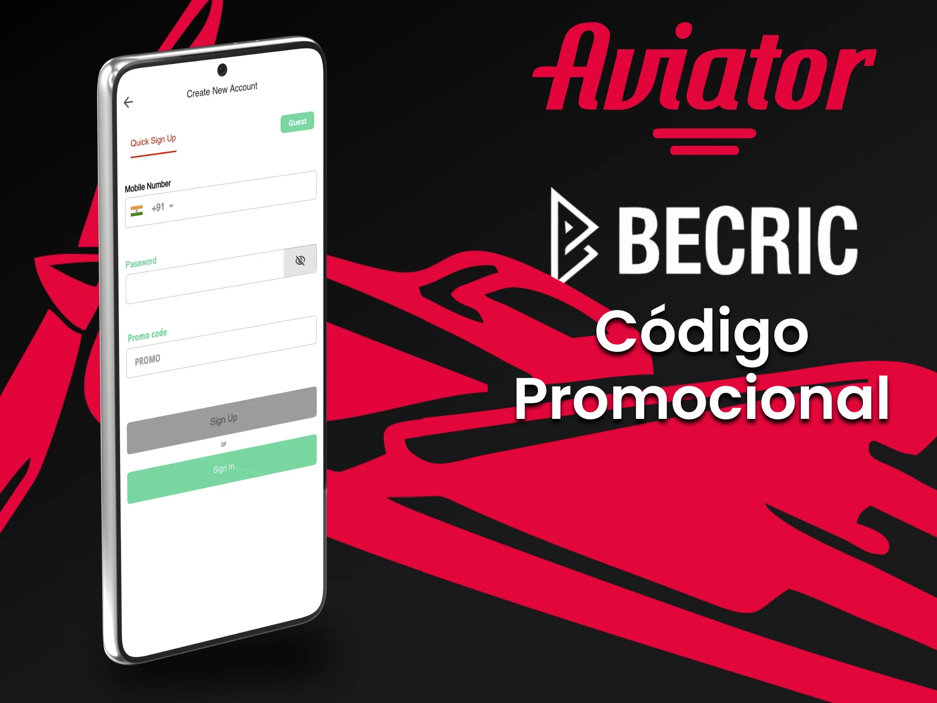 Use o código promocional da Becric para ganhar um bônus.
