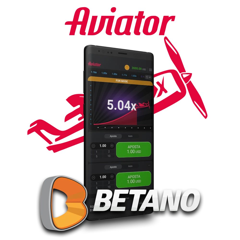 Use o aplicativo Betano para jogar Aviador.
