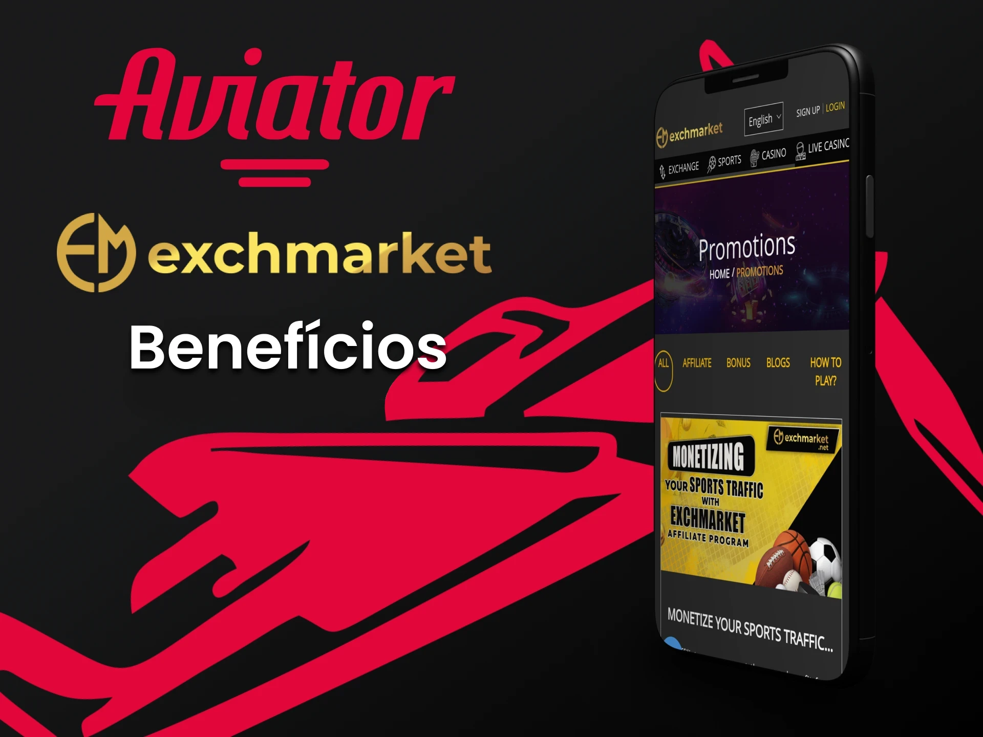 Você obterá muitos benefícios ao jogar Aviator por meio do aplicativo Exchmarket.