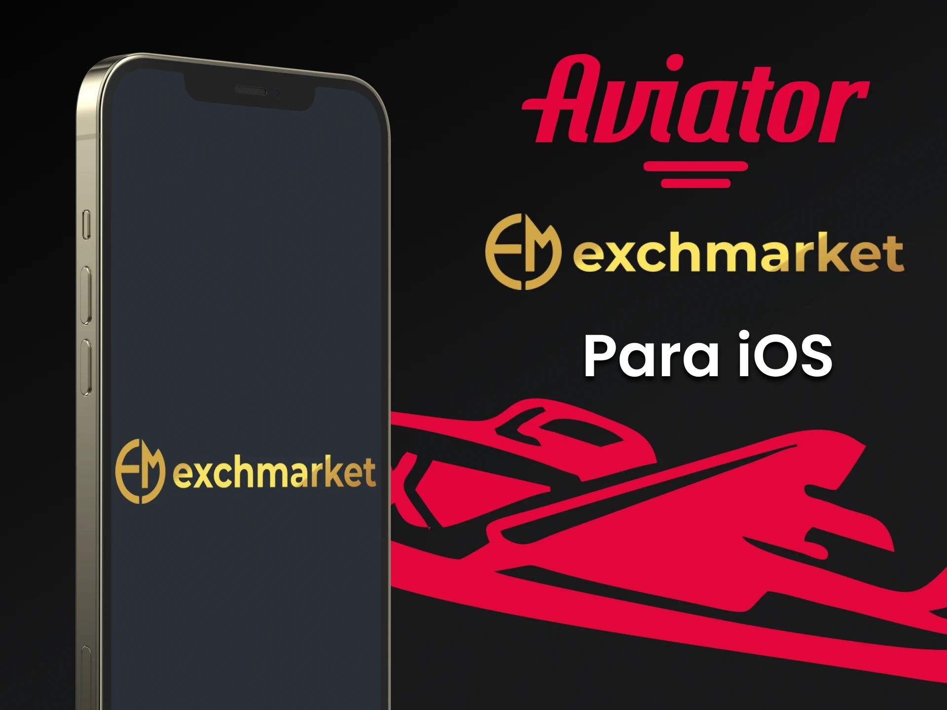 Instale o aplicativo Exchmarket no iOS para jogar o Aviator.