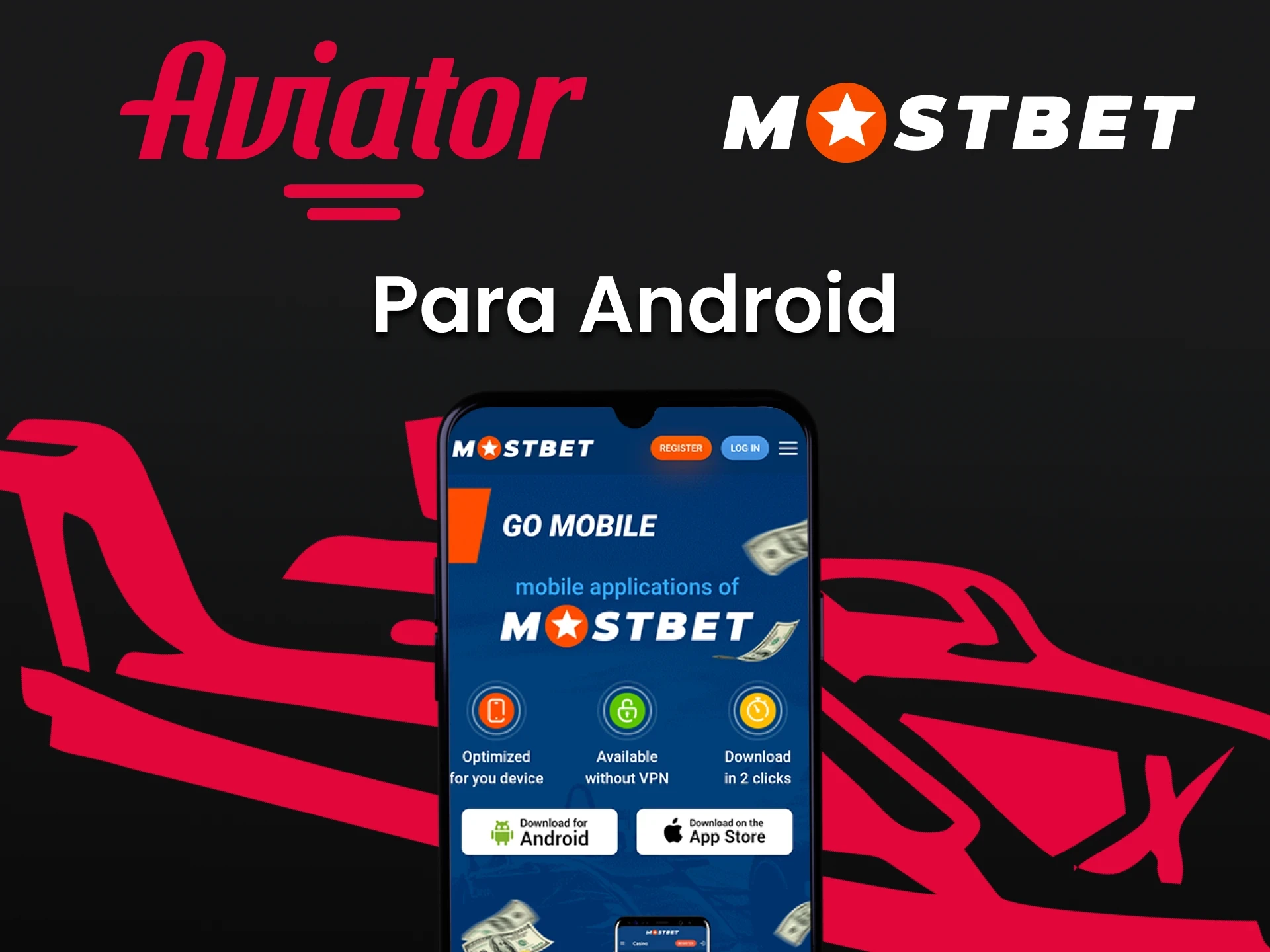 Faça o download do aplicativo Mostbet para jogar Aviator.