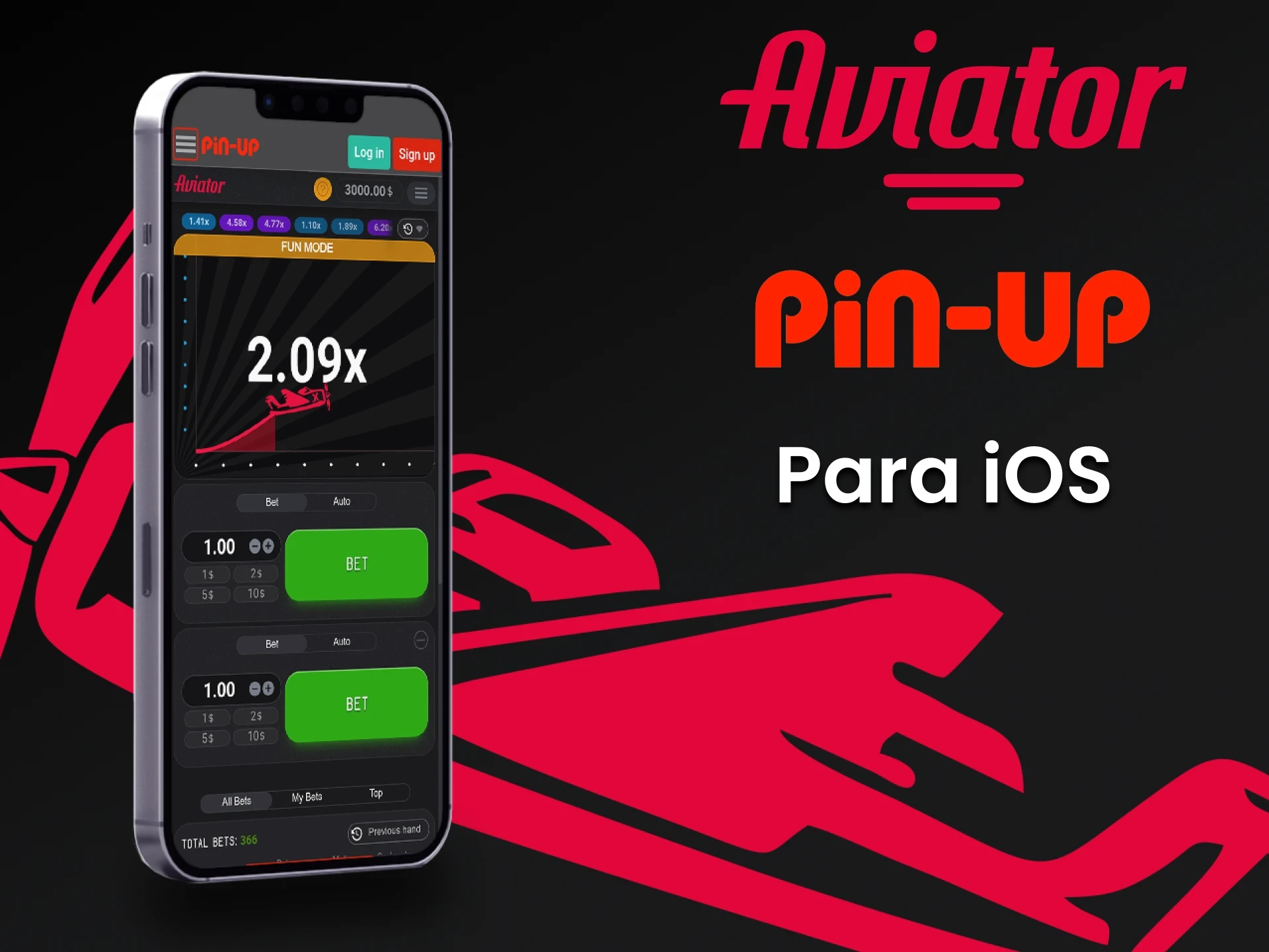 Faça o download do aplicativo Pin Up para iOS.