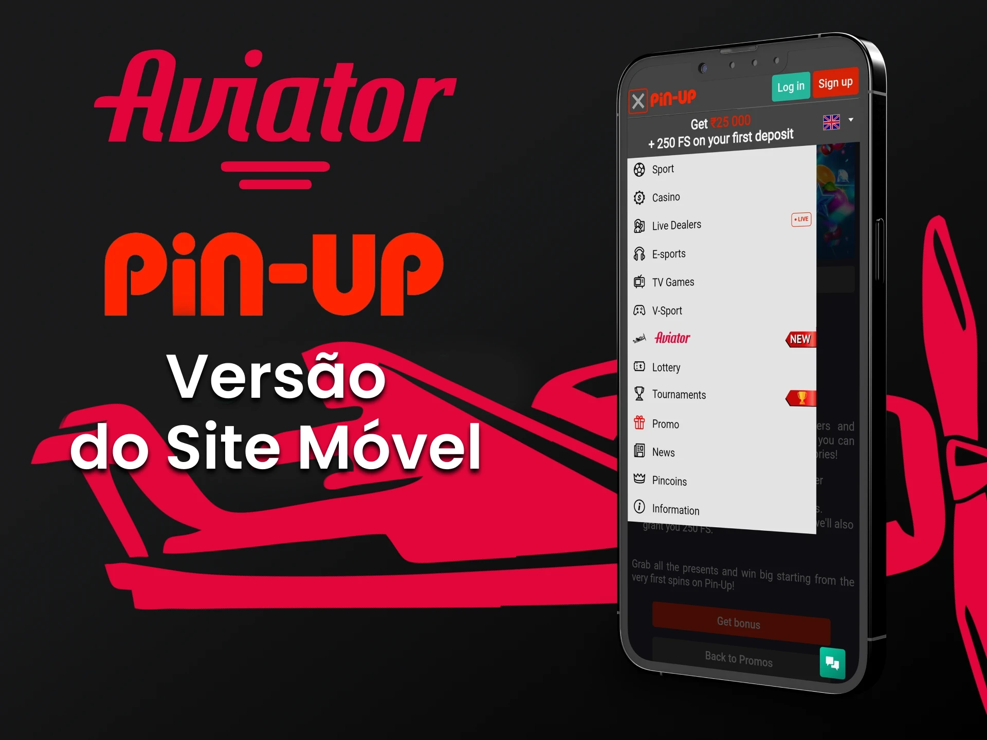 Você pode usar seu smartphone para jogar Aviator na Pin Up.