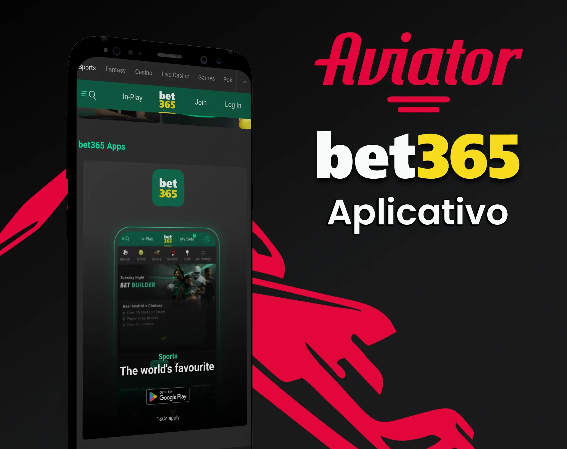Para jogar Aviator, você pode usar o aplicativo da Bet365.