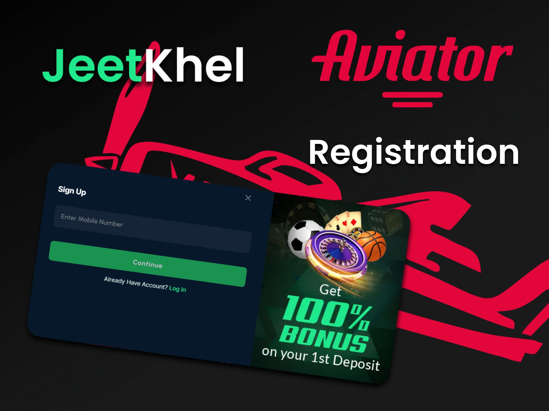 Register on JeetKhel and start playing Aviator.