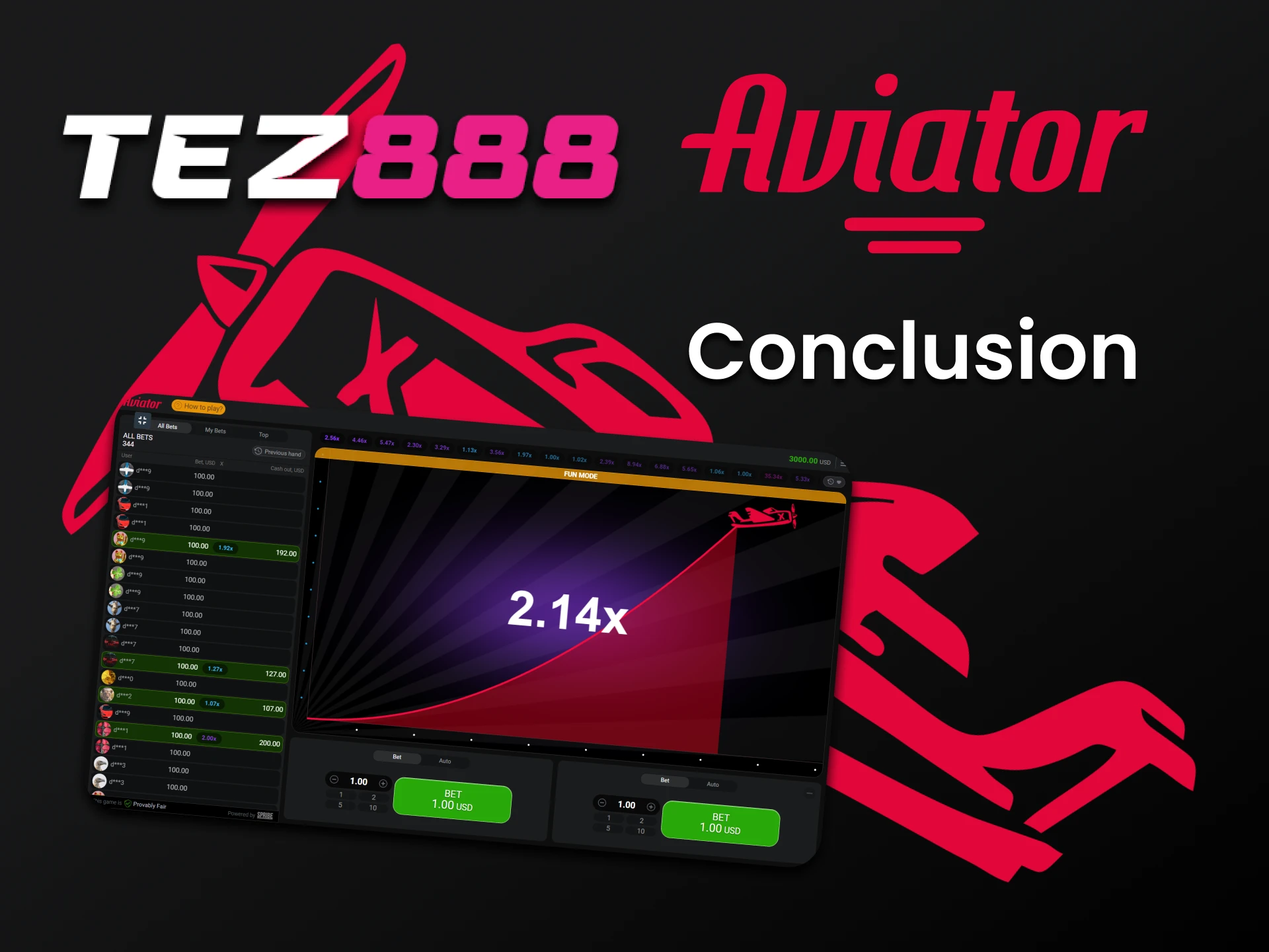 Tez888 is ideal for playing Aviator.