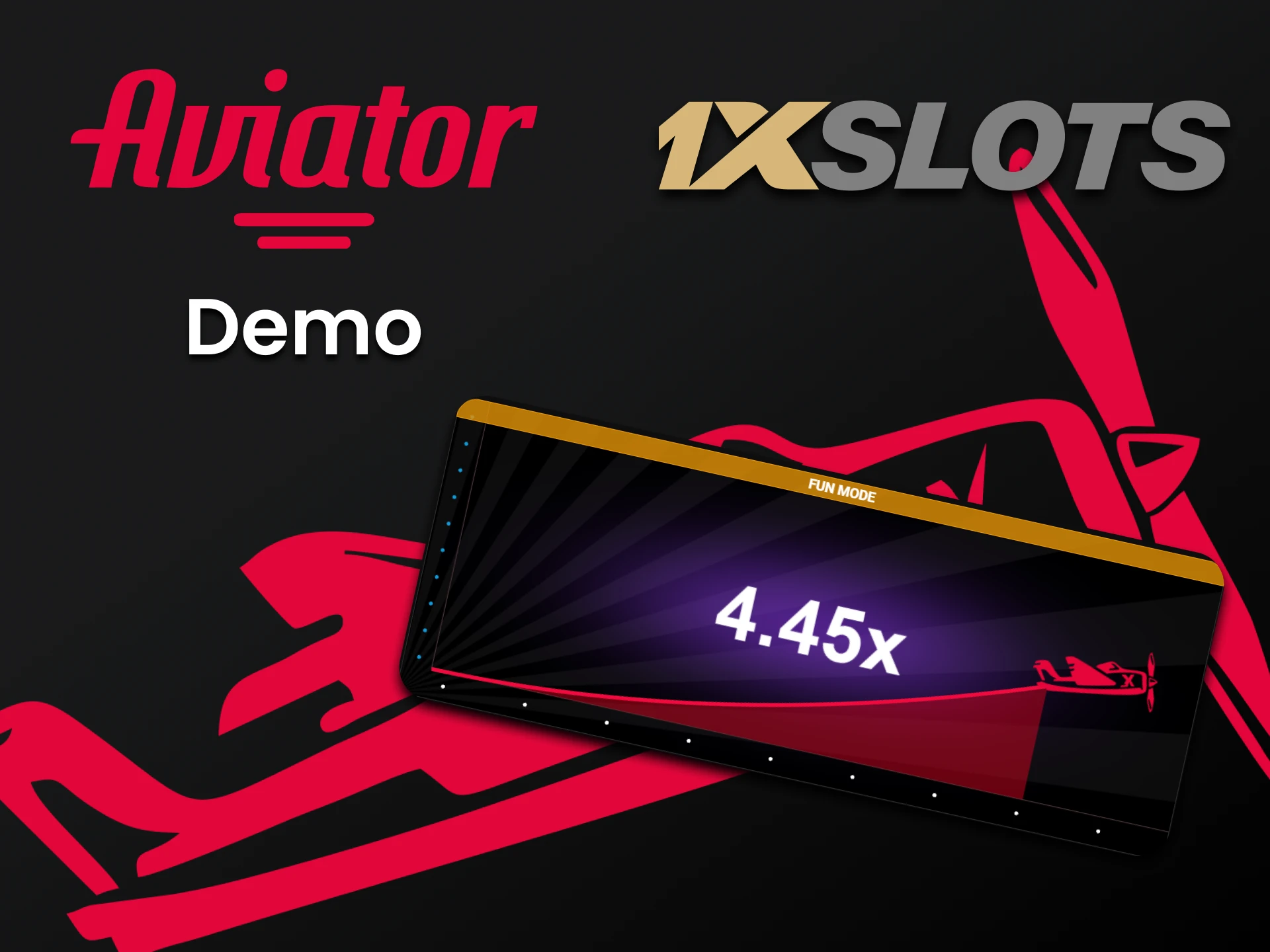 Practice in the demo version of Aviator at 1xslots.