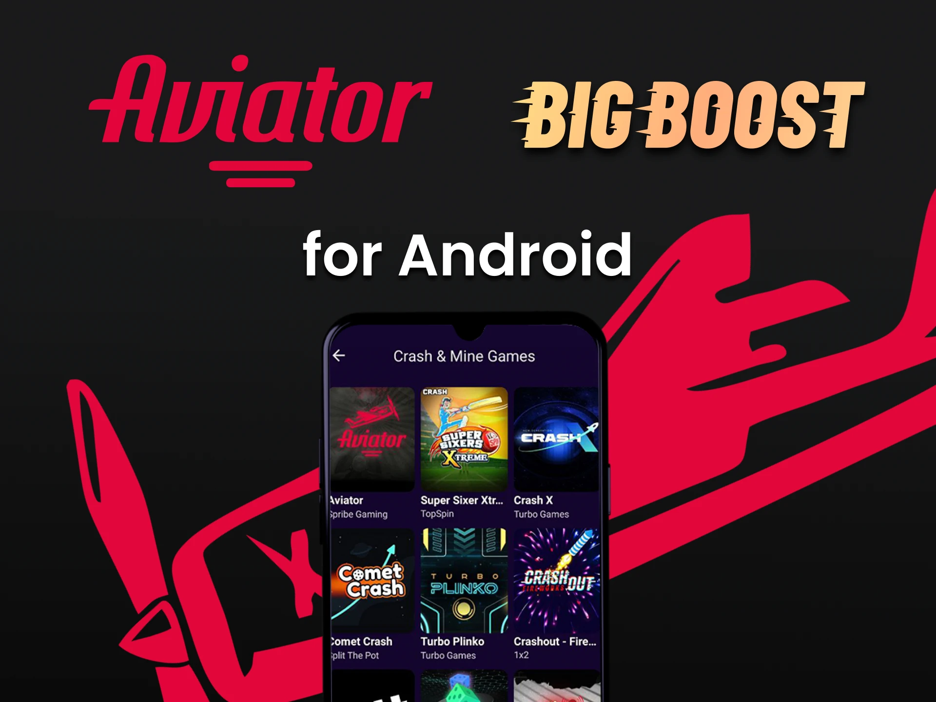 Play Aviator on the Big Boost Android app.
