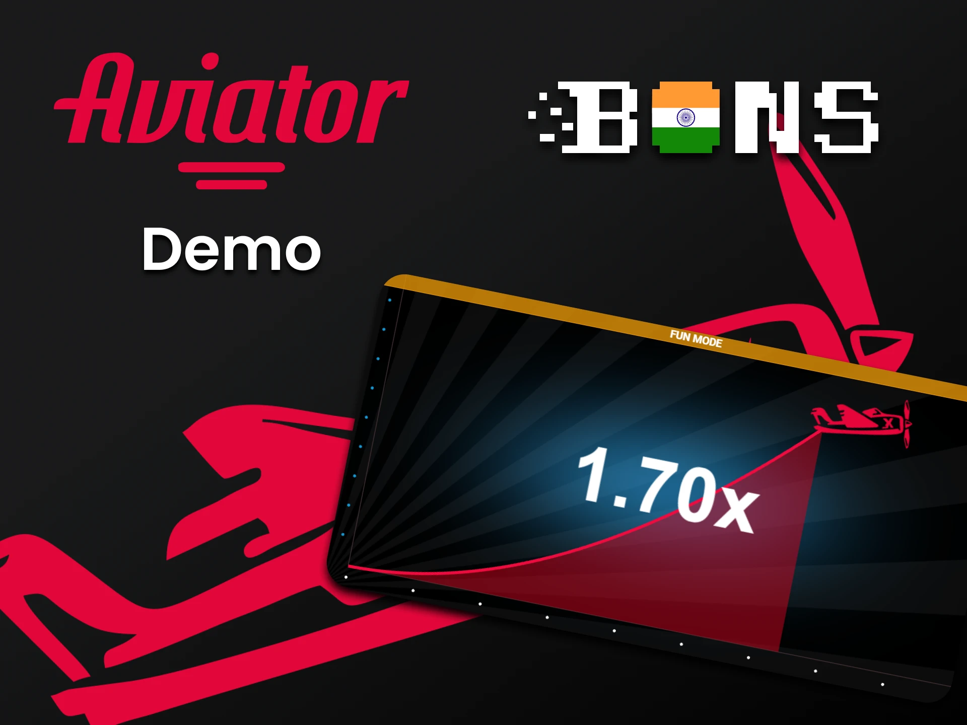 There is a demo version of Aviator on Bons.