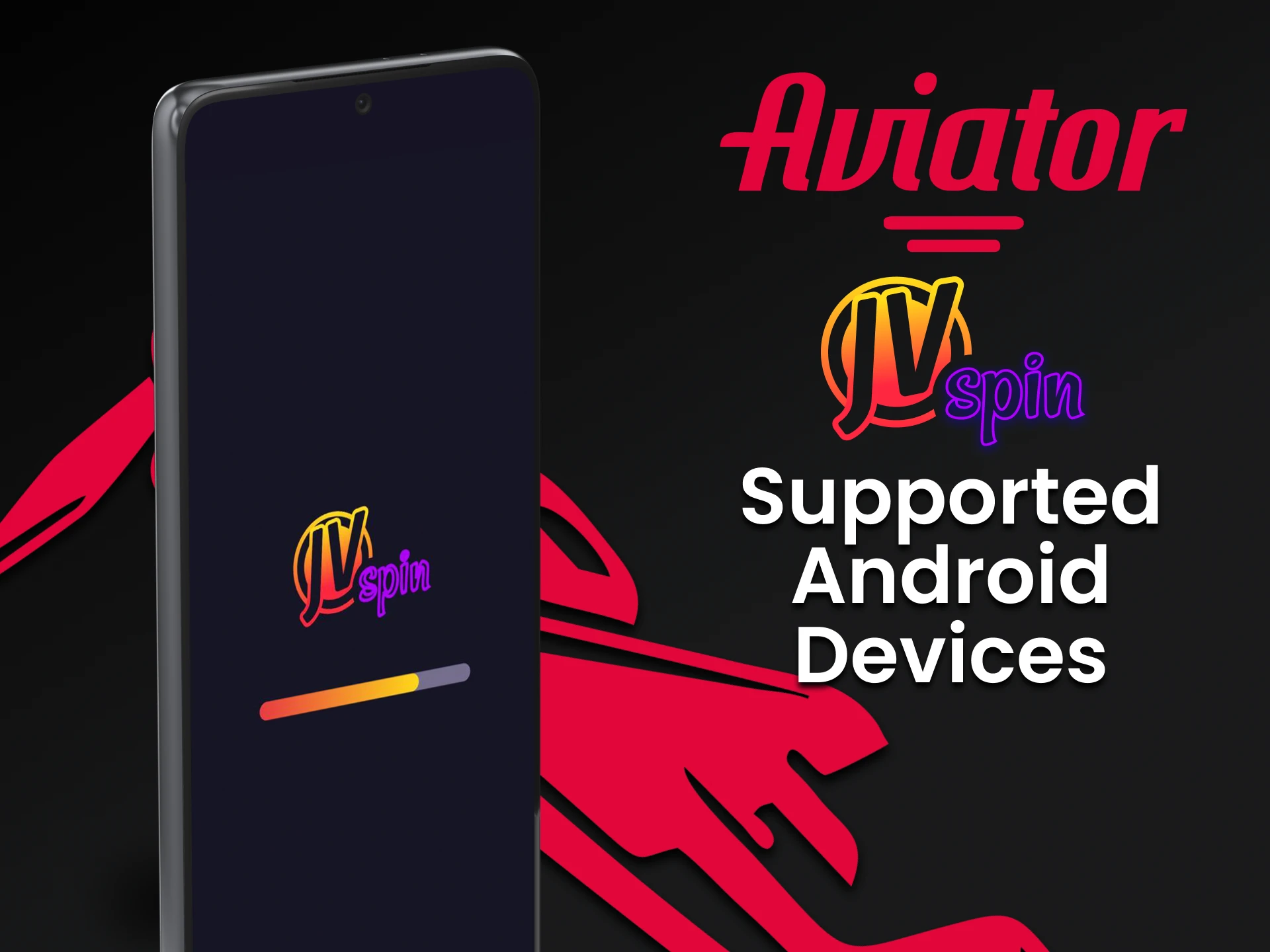 Choose Android devices to play Aviator in the JV Slot app.