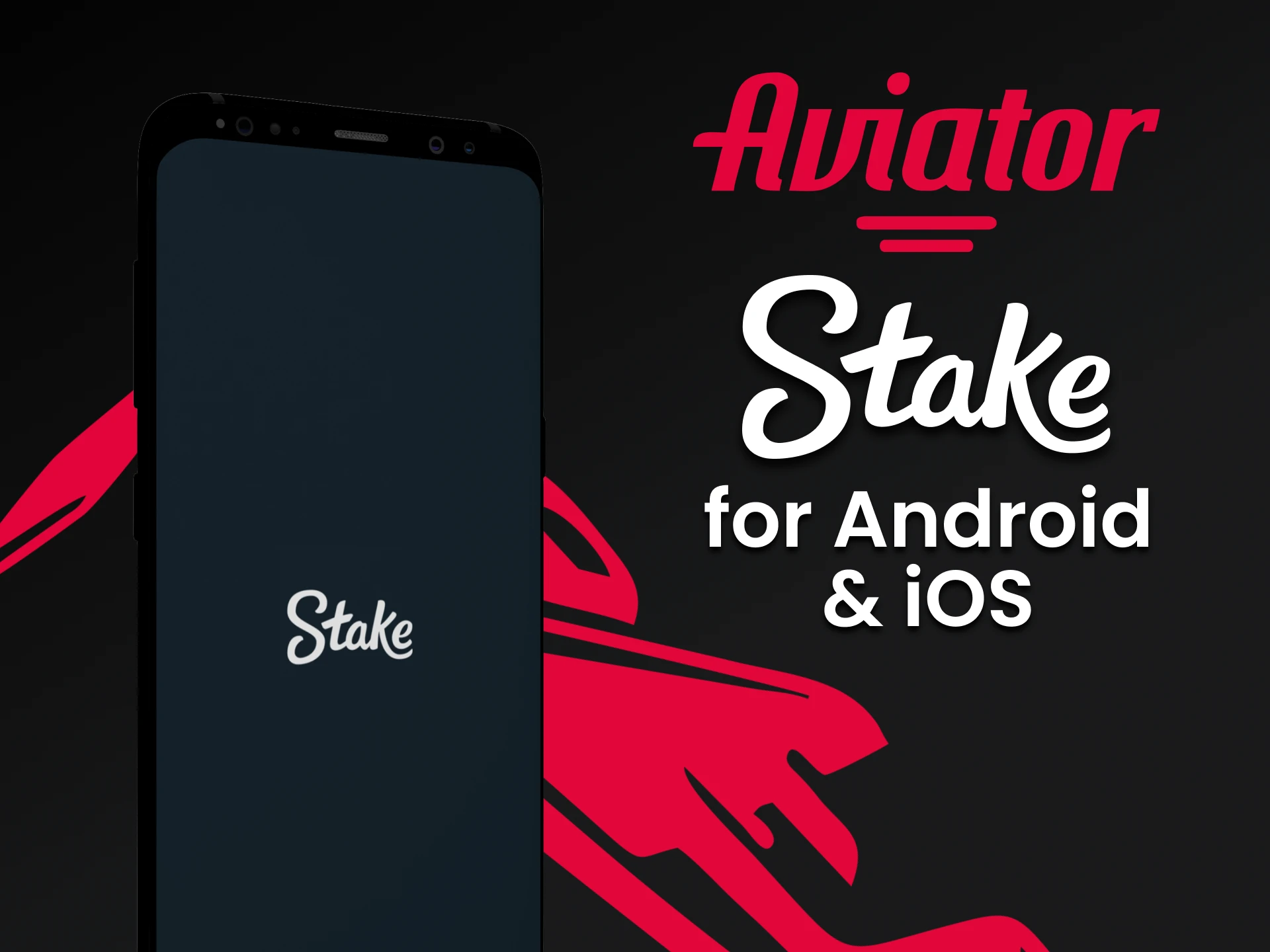 To play Aviator you can use the Stake app.