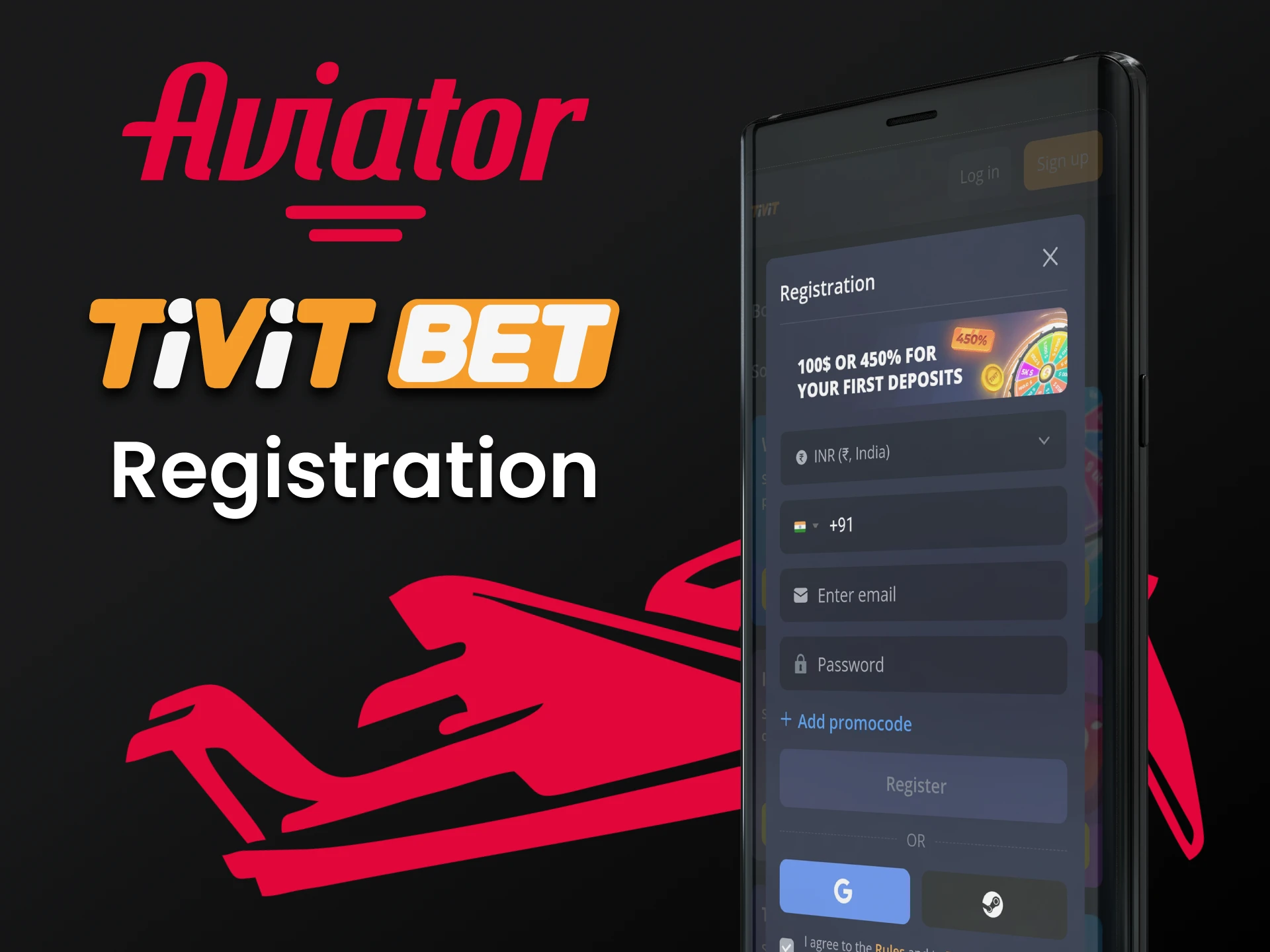 You can register in the Tivitbet application.
