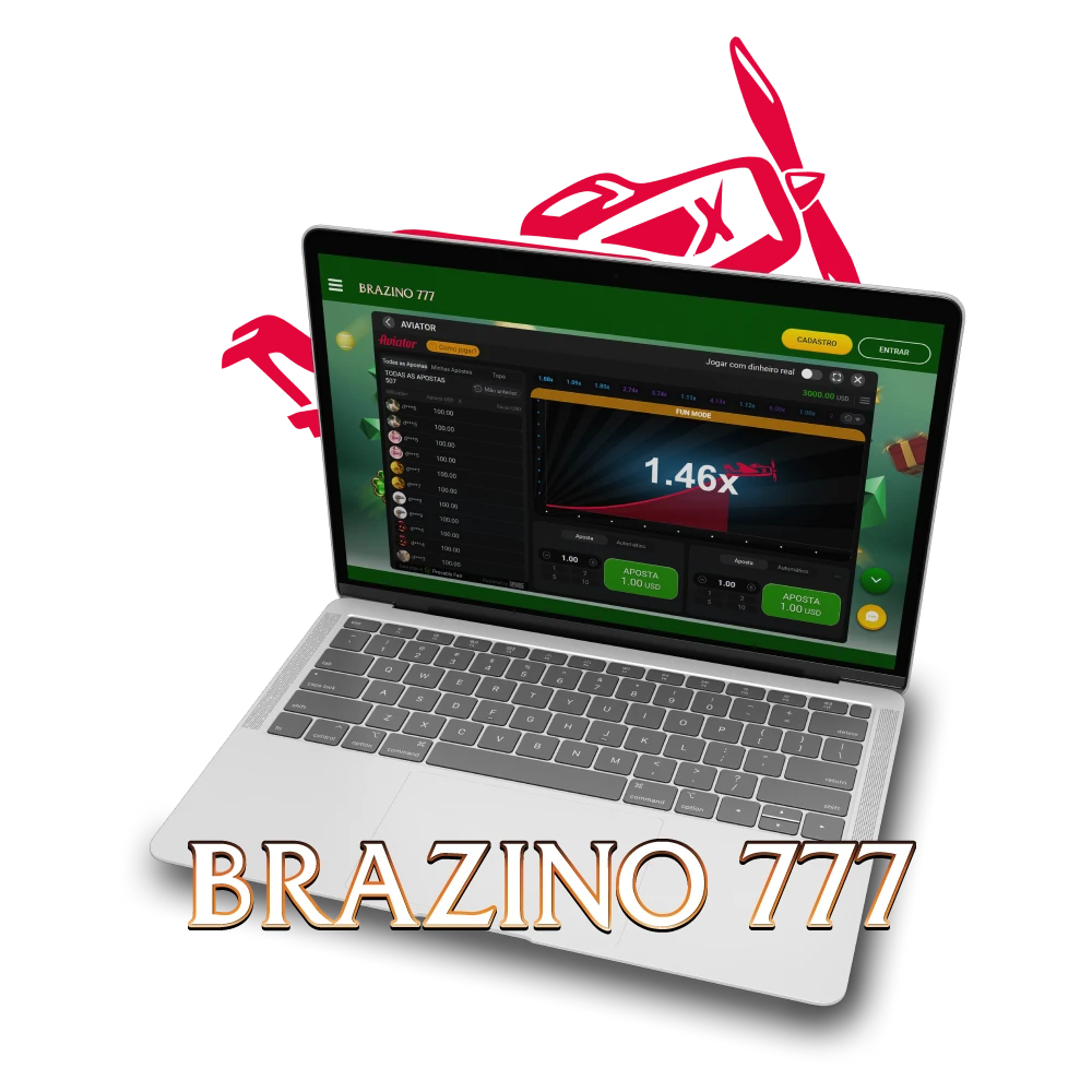 Para jogar Aviator, escolha o site Brazino777.
