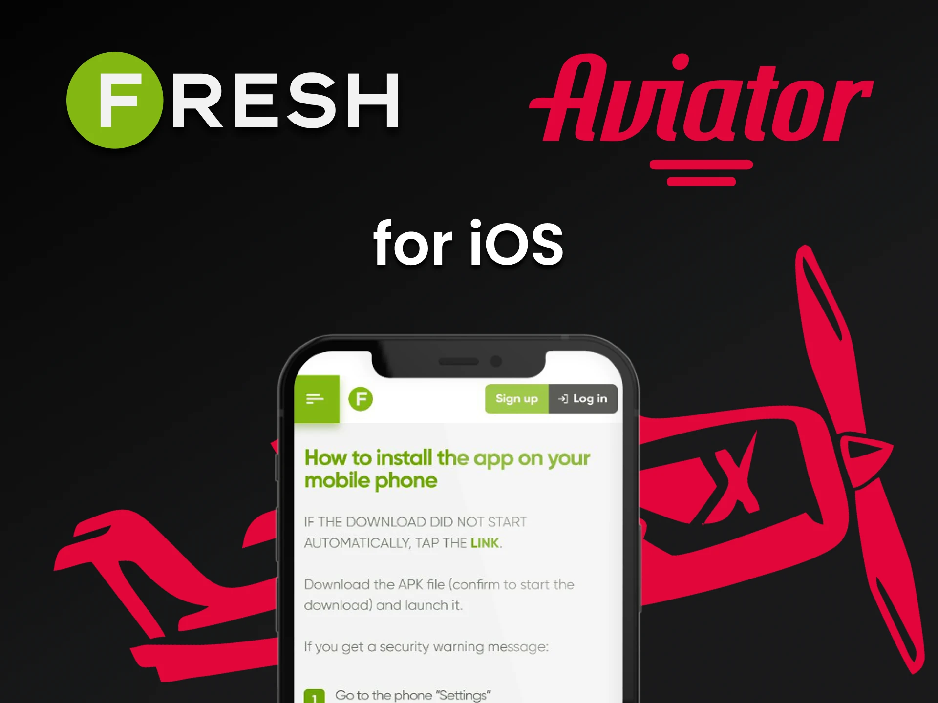 Play Aviator on the Fresh Casino iOS app.