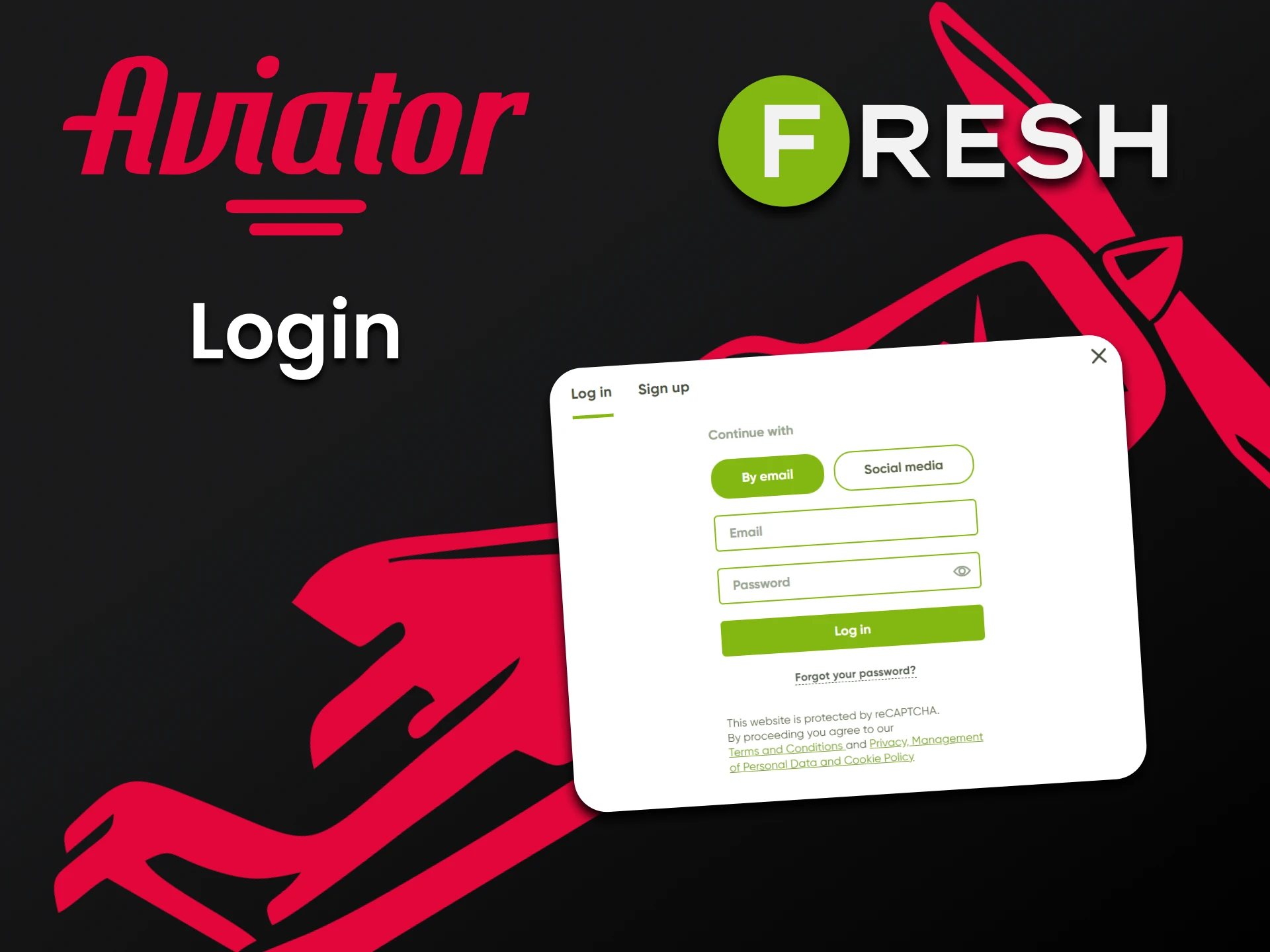 Log in to your Frash Casino account to play Aviator.