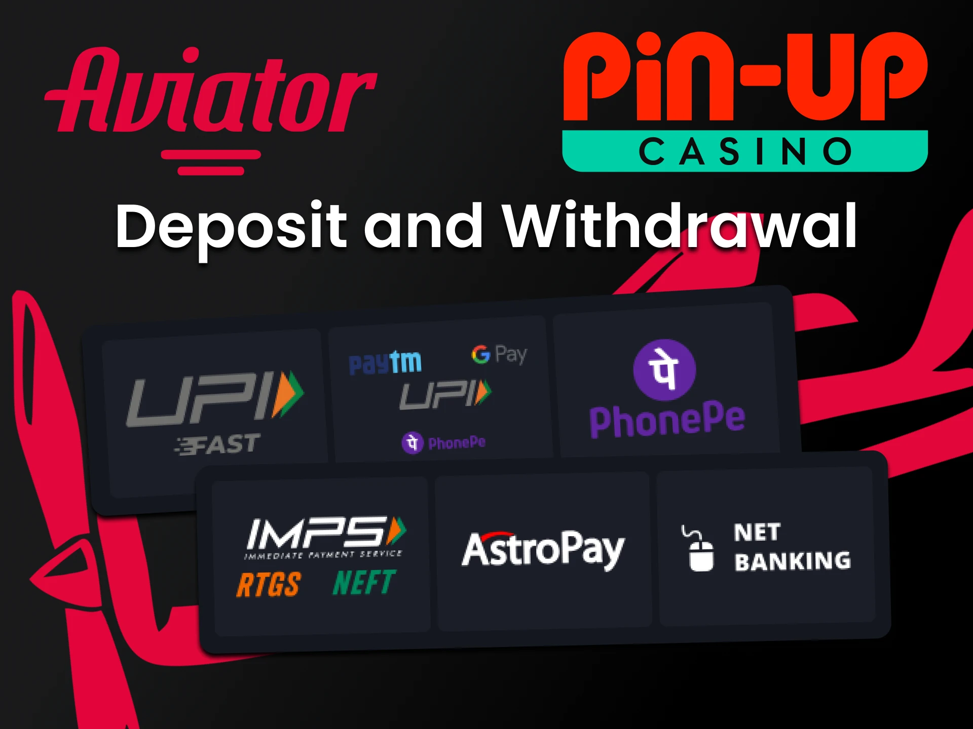Win in the Aviator game and withdraw funds in the way convenient for you from PinUp.