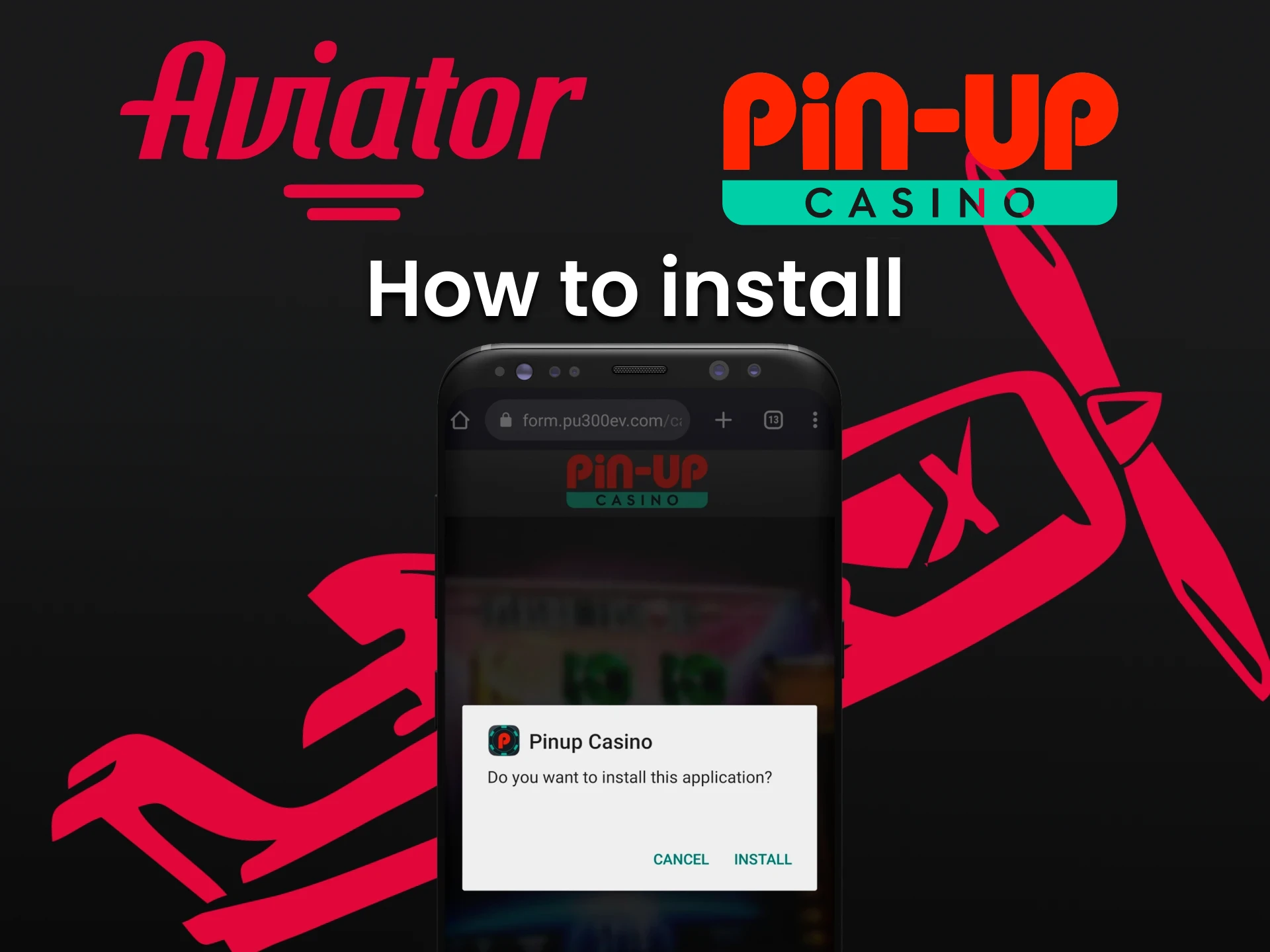 Downloading and installing the Pin Up app for playing Aviator is very easy.
