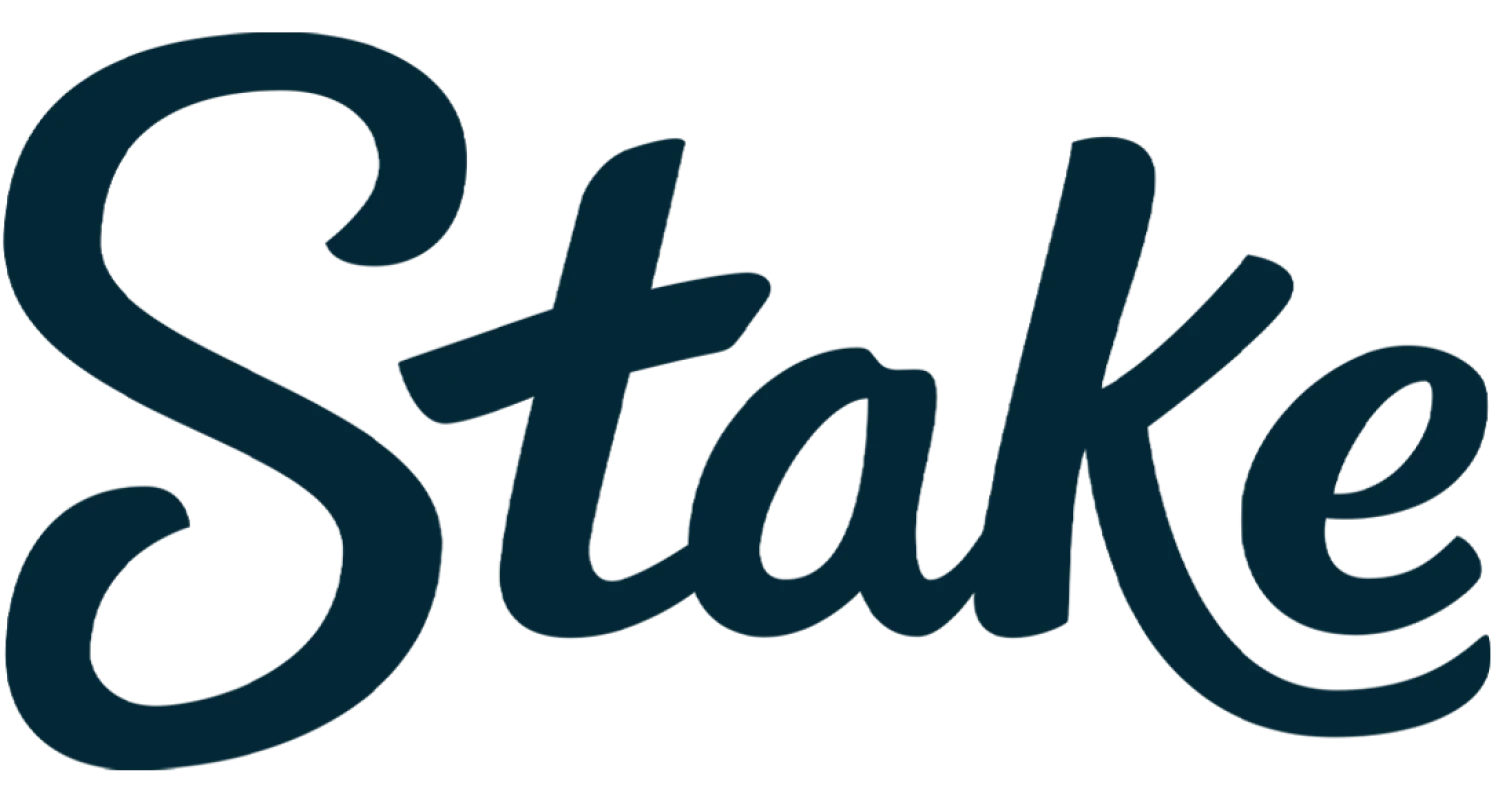 Stake casino logo.