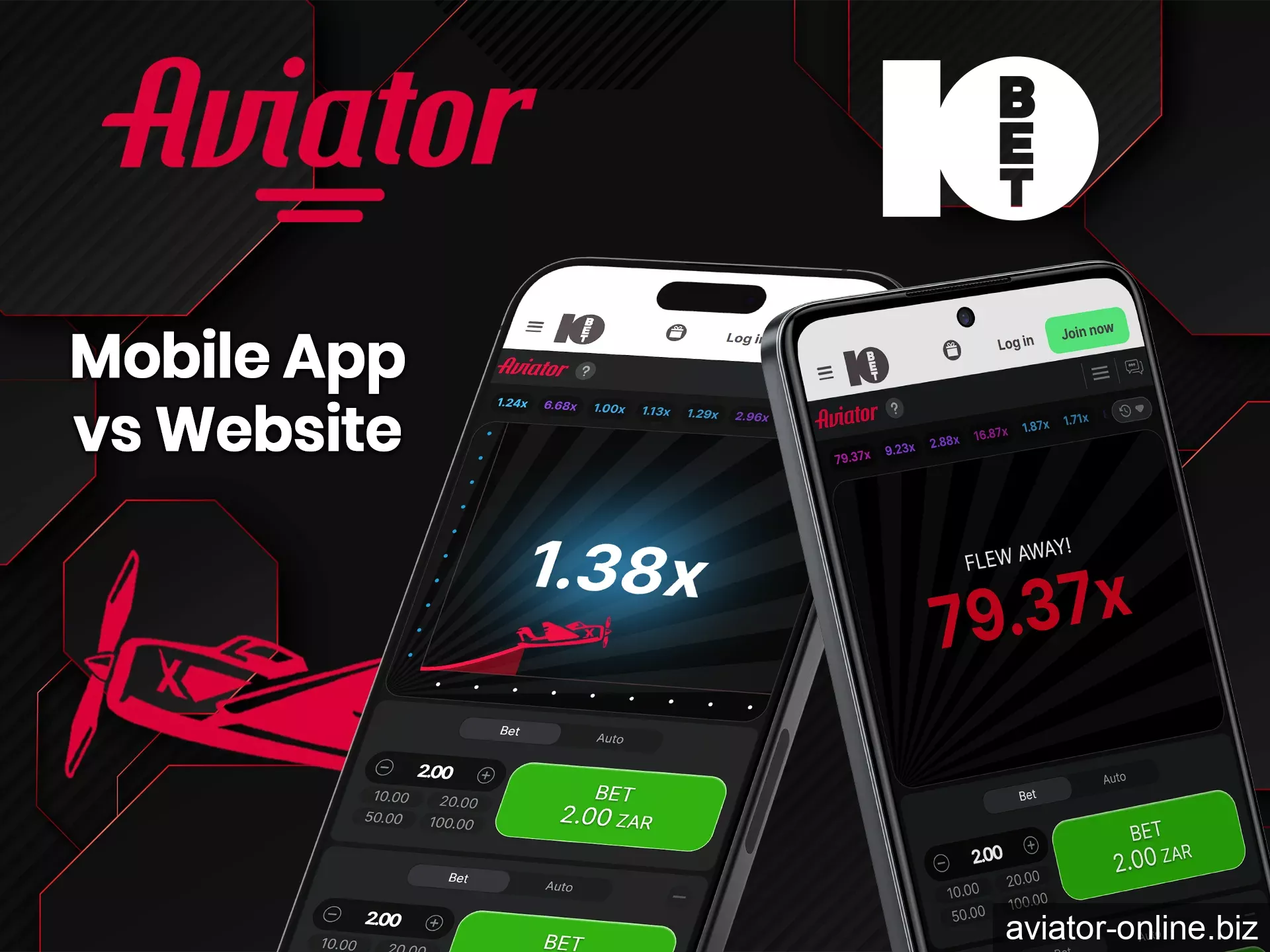 The 10Bet app is much faster and more convenient than the mobile version of the site.