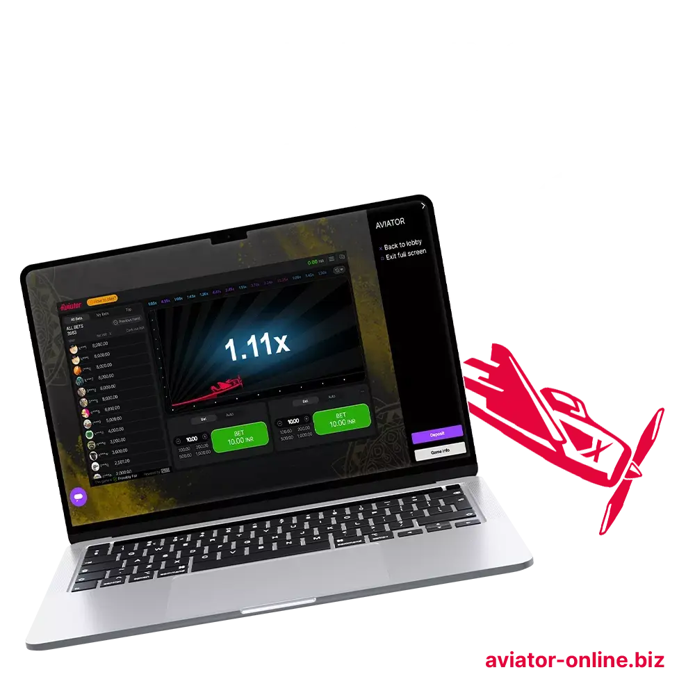 10CRIC offers to play the popular Aviator game on its website.