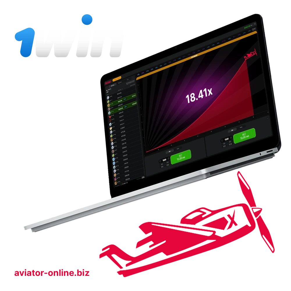 Start playing Aviator at 1win!