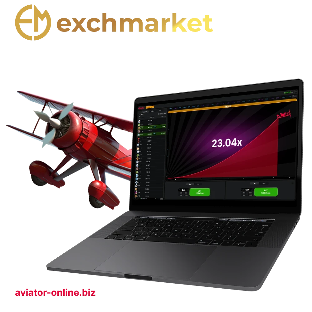 Choose Exhcmarket to play the exciting Aviator game.