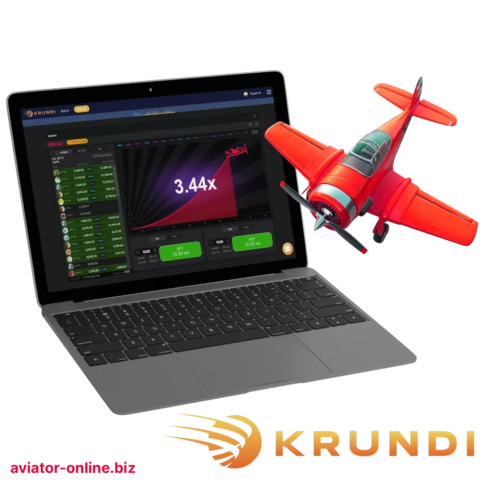 Choose Krundi to have a great time with the Aviator game.